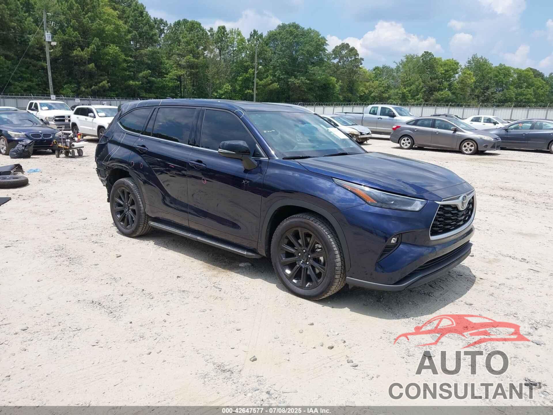 TOYOTA HIGHLANDER 2022 - 5TDGZRAHXNS136329
