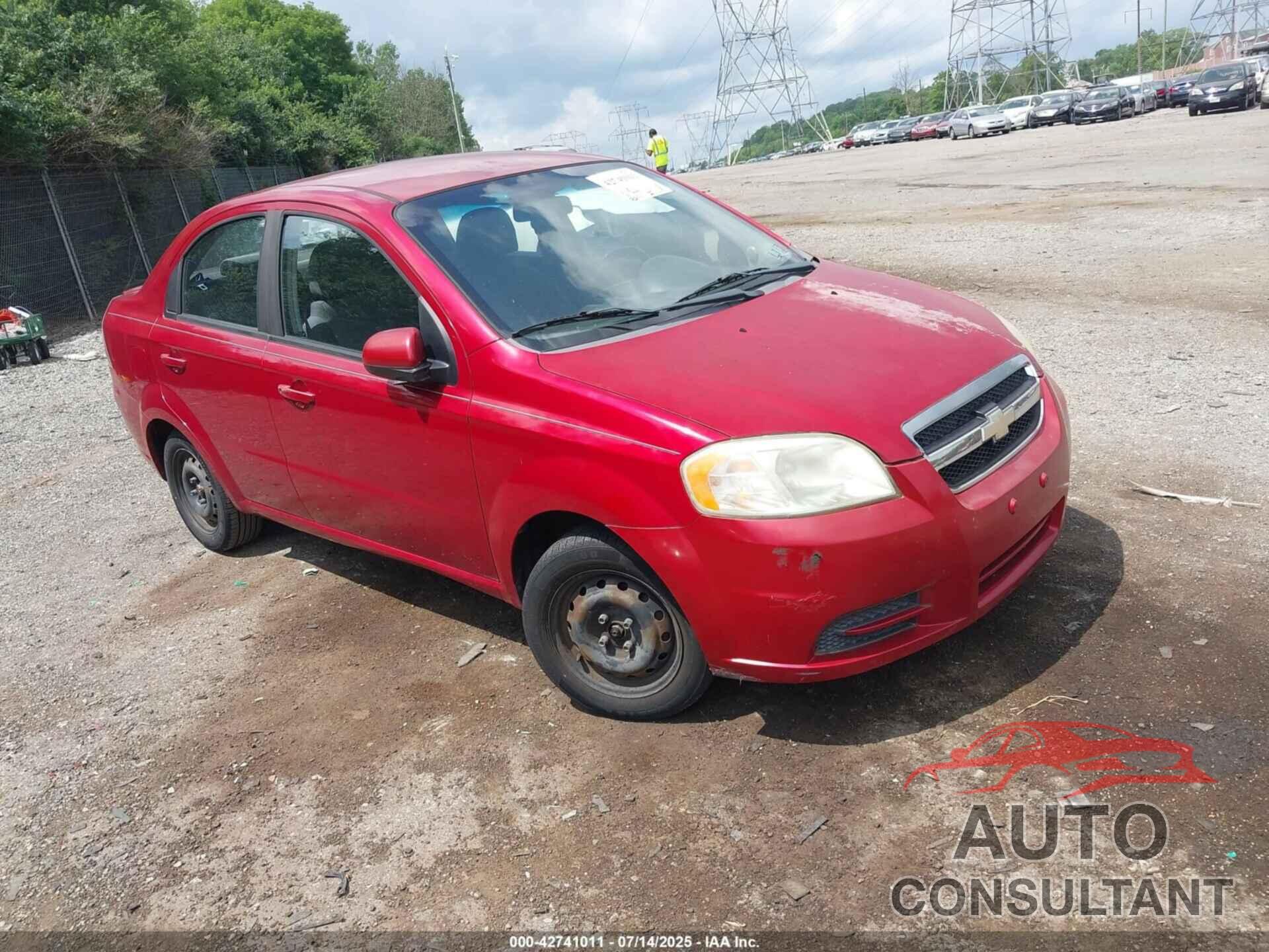 CHEVROLET AVEO 2010 - KL1TD5DE5AB077867