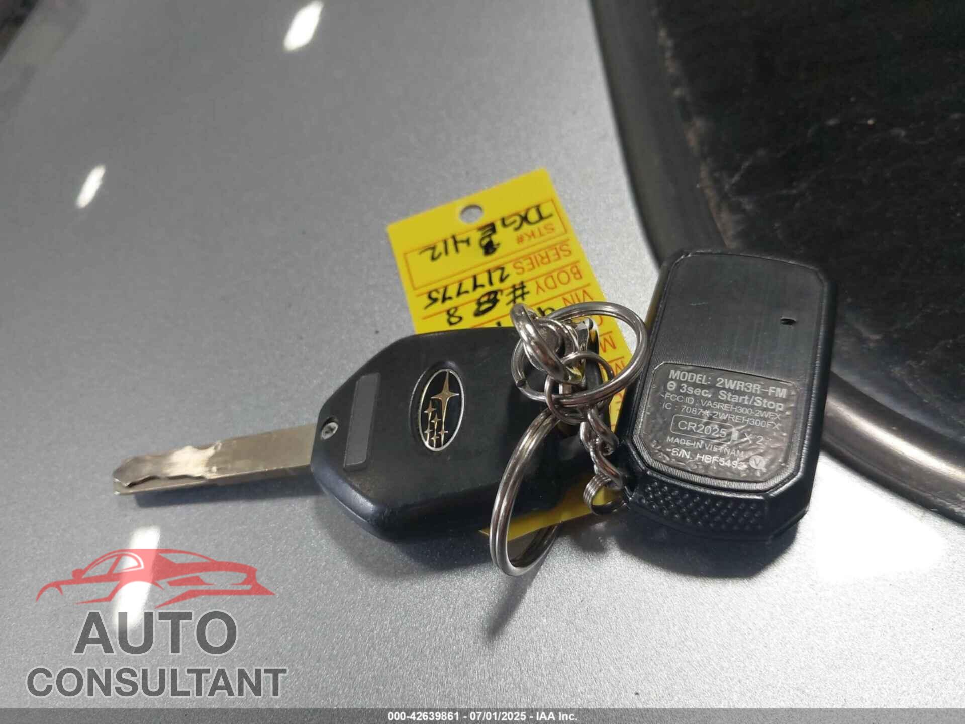 SUBARU OUTBACK 2013 - 4S4BRCLC7D3209578