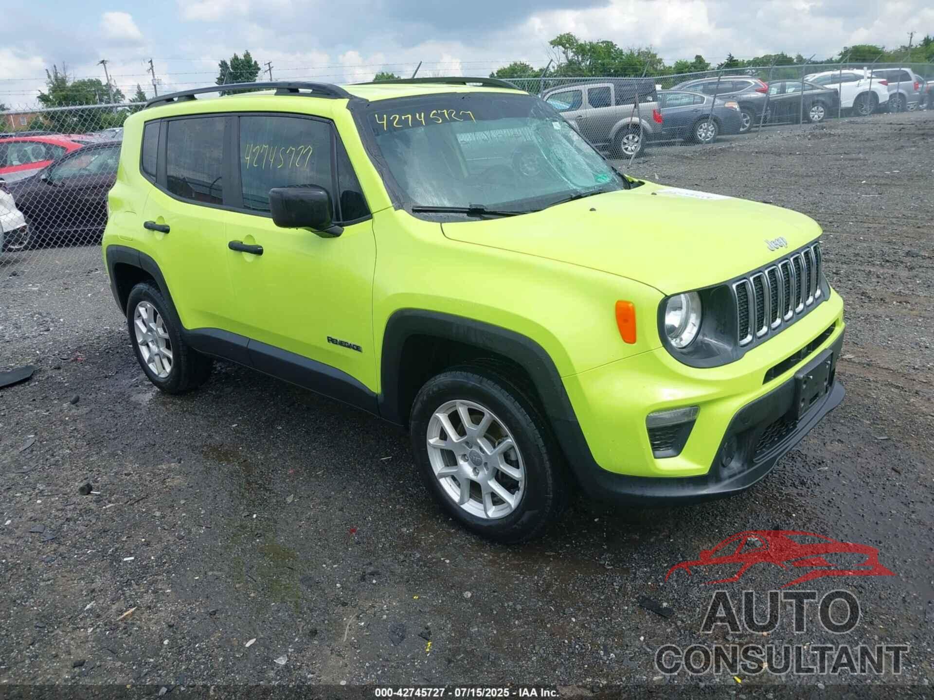 JEEP RENEGADE 2019 - ZACNJBAB7KPJ78027