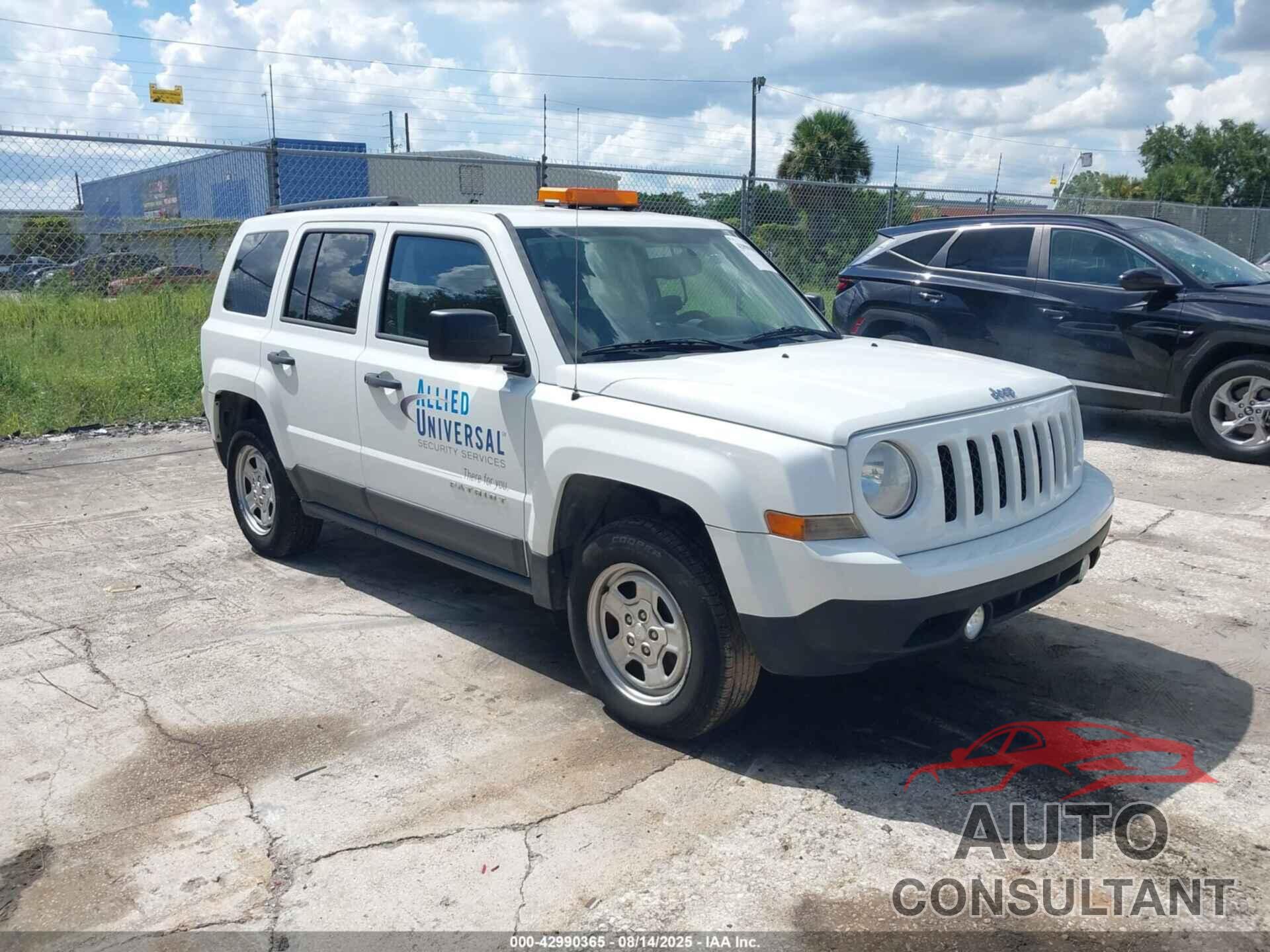 JEEP PATRIOT 2017 - 1C4NJPBA2HD164596