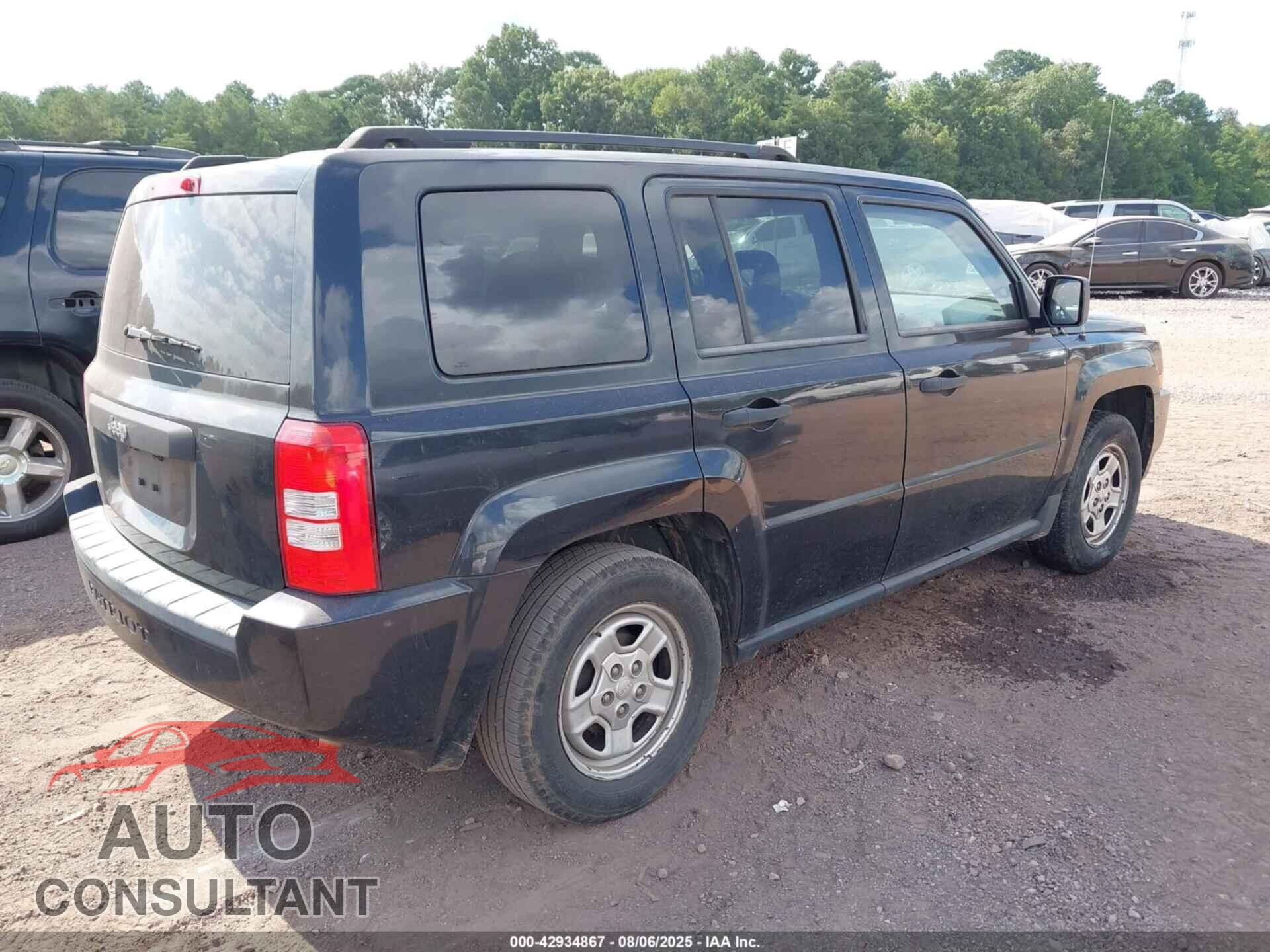 JEEP PATRIOT 2009 - 1J4FT28B89D208517