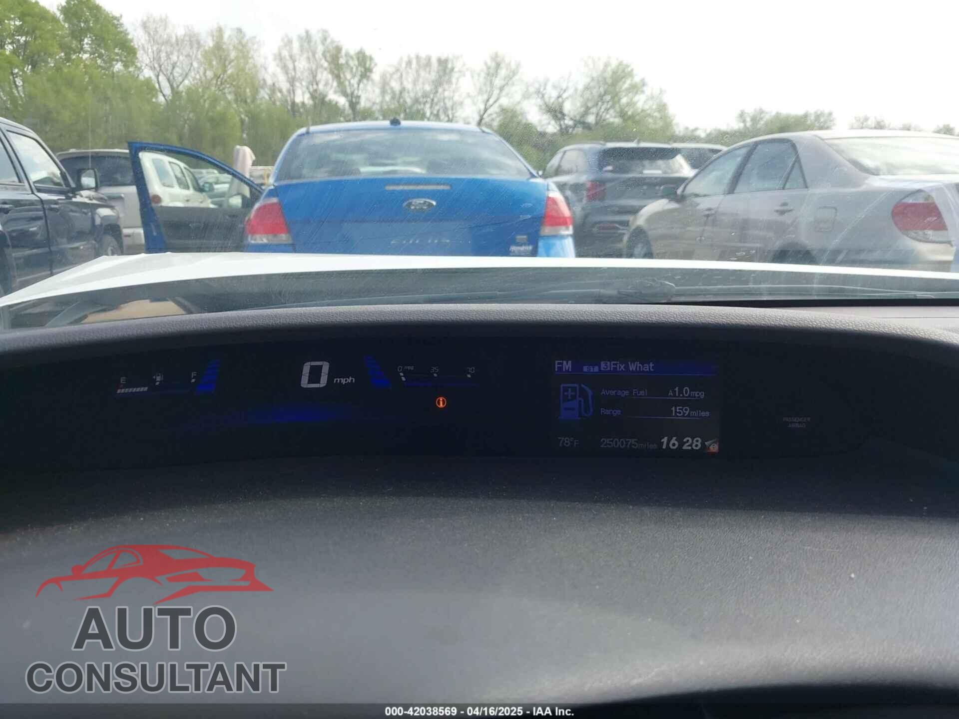 HONDA CIVIC 2014 - 19XFB2F98EE218322