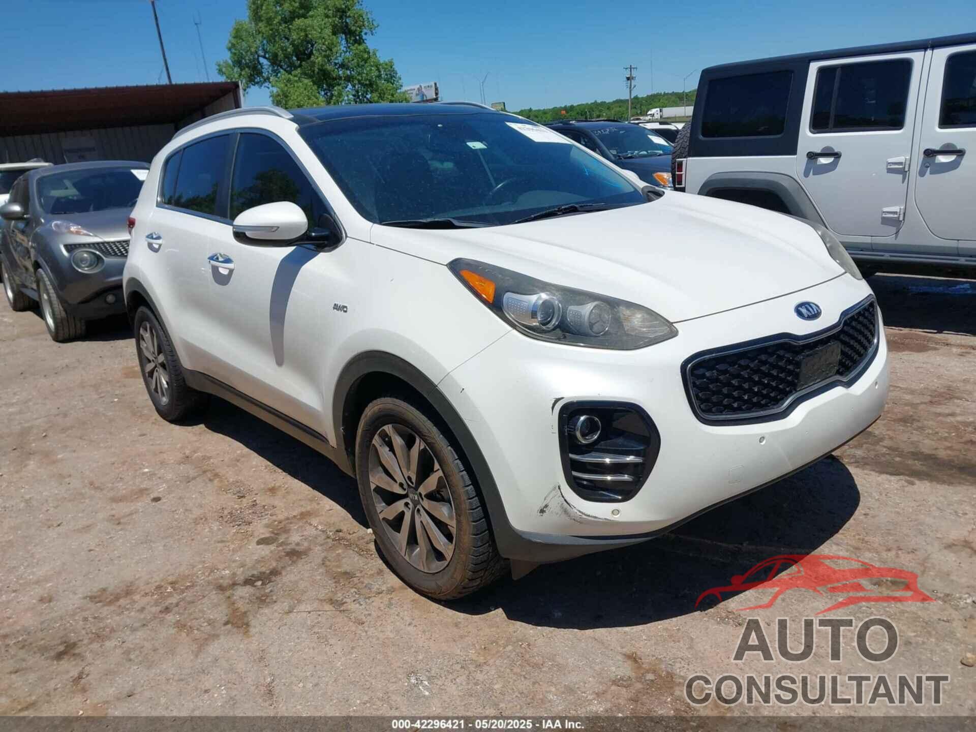 KIA SPORTAGE 2017 - KNDPNCAC7H7145713