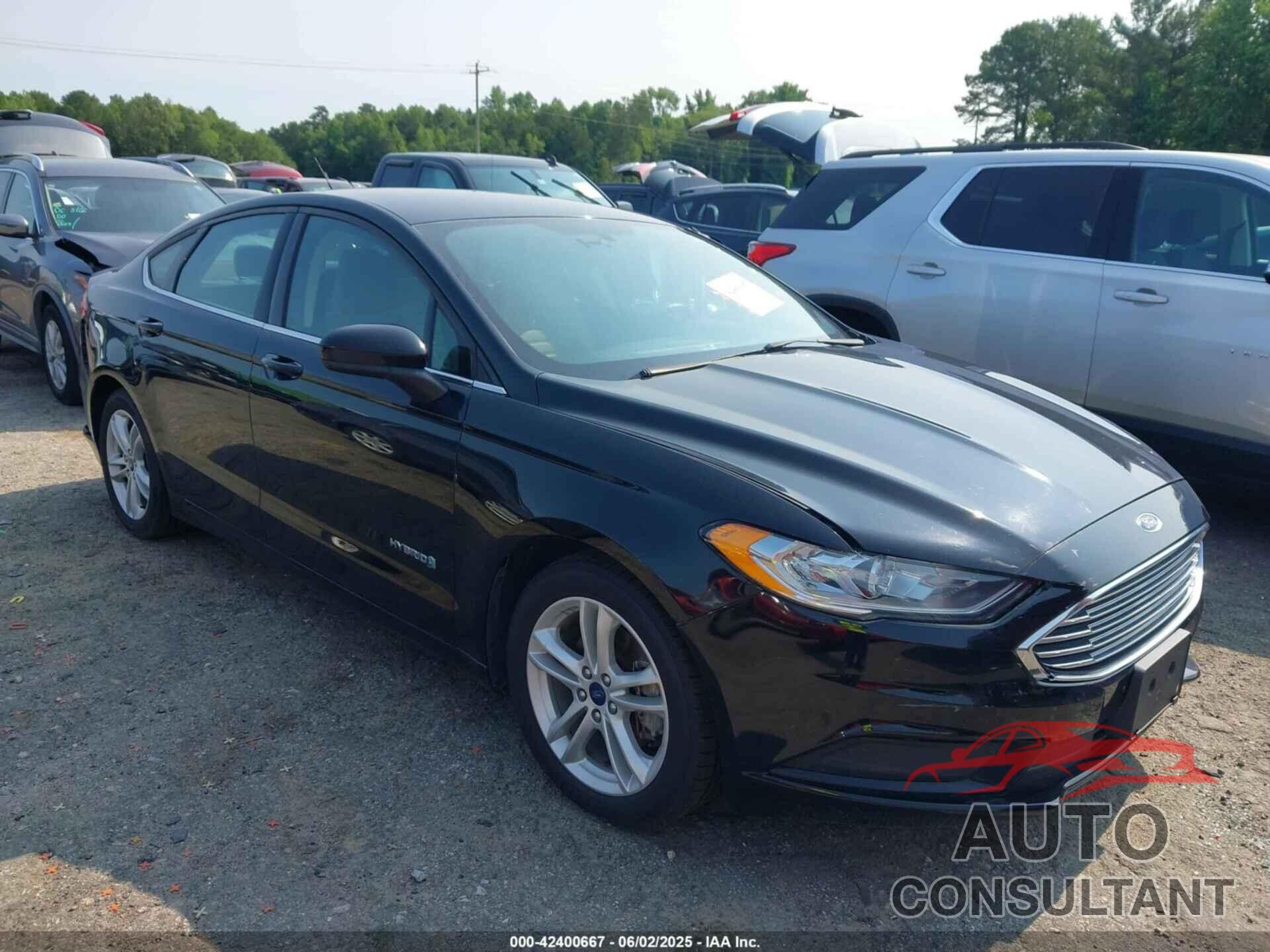 FORD FUSION HYBRID 2018 - 3FA6P0UU6JR126177