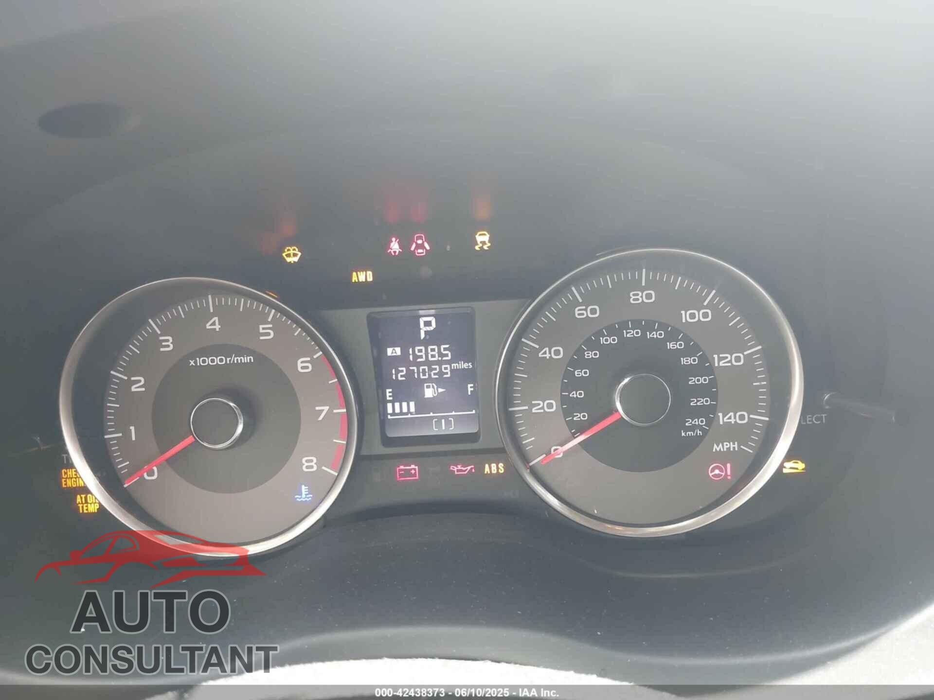 SUBARU FORESTER 2015 - JF2SJGDC0FH544660