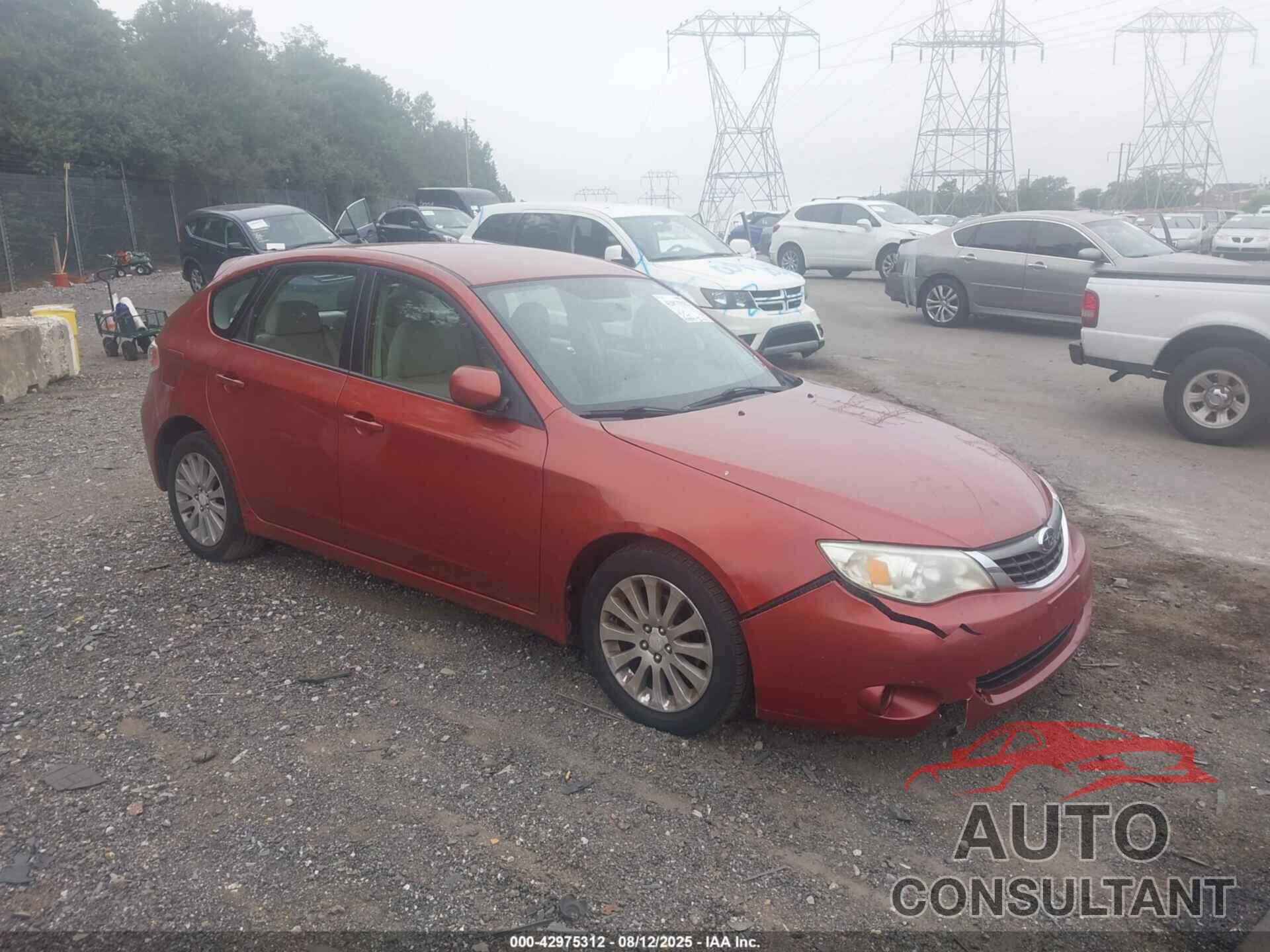 SUBARU IMPREZA 2009 - JF1GH61639H823054