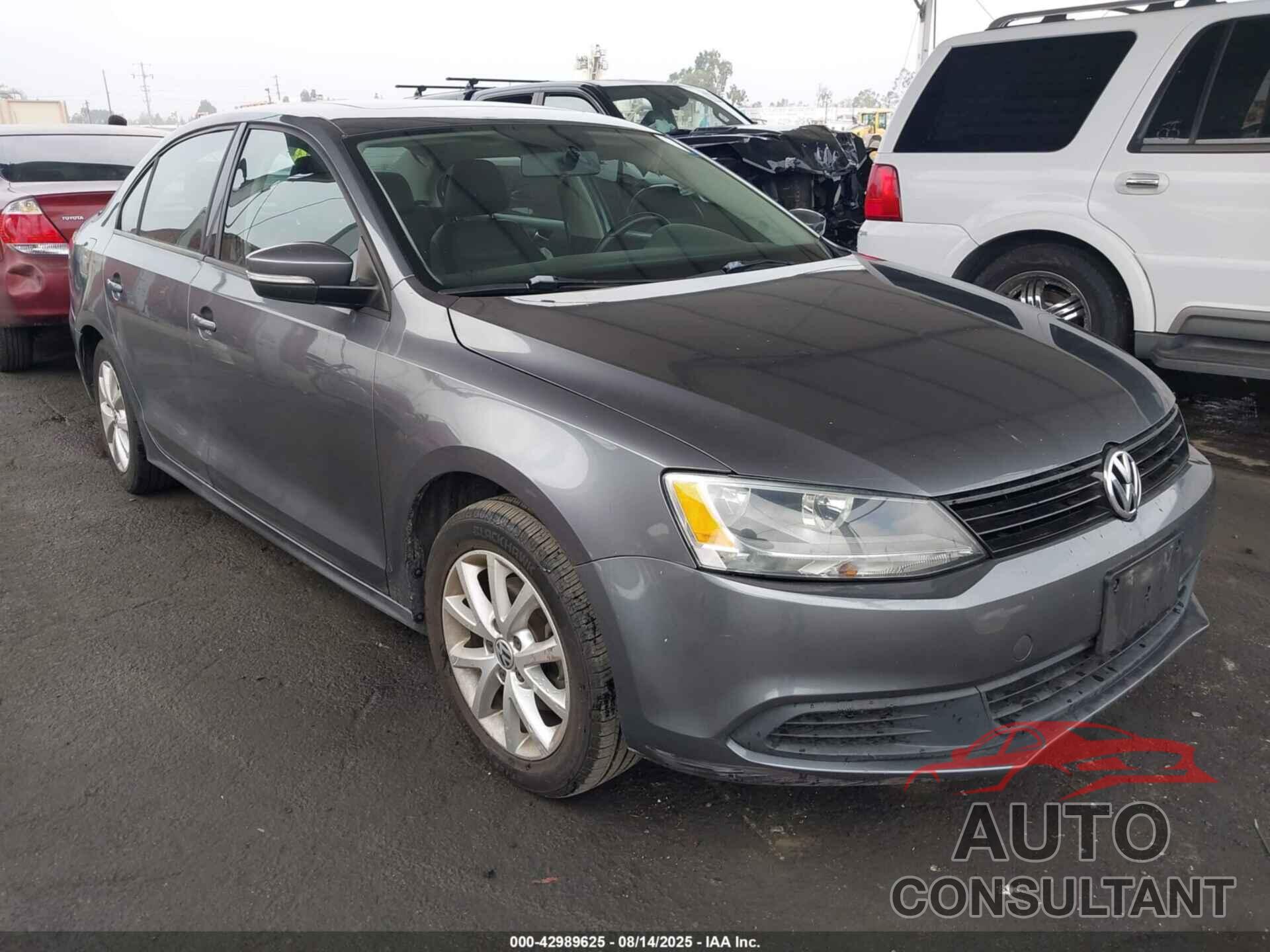 VOLKSWAGEN JETTA 2012 - 3VWDP7AJ8CM123718