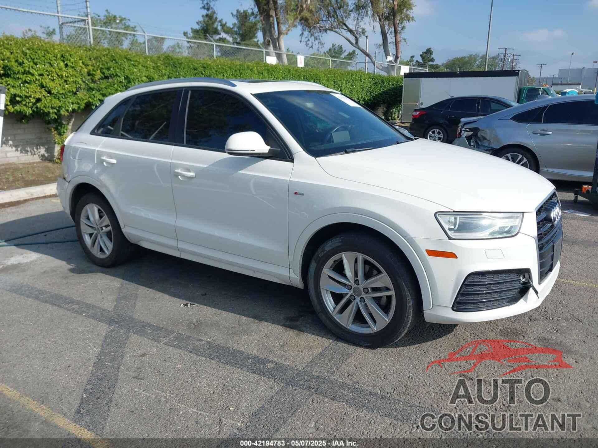 AUDI Q3 2018 - WA1BCCFS6JR027463