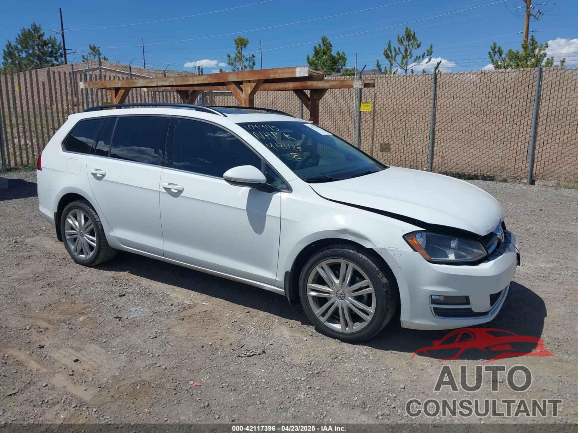 VOLKSWAGEN GOLF SPORTWAGEN 2015 - 3VWCA7AU2FM507053