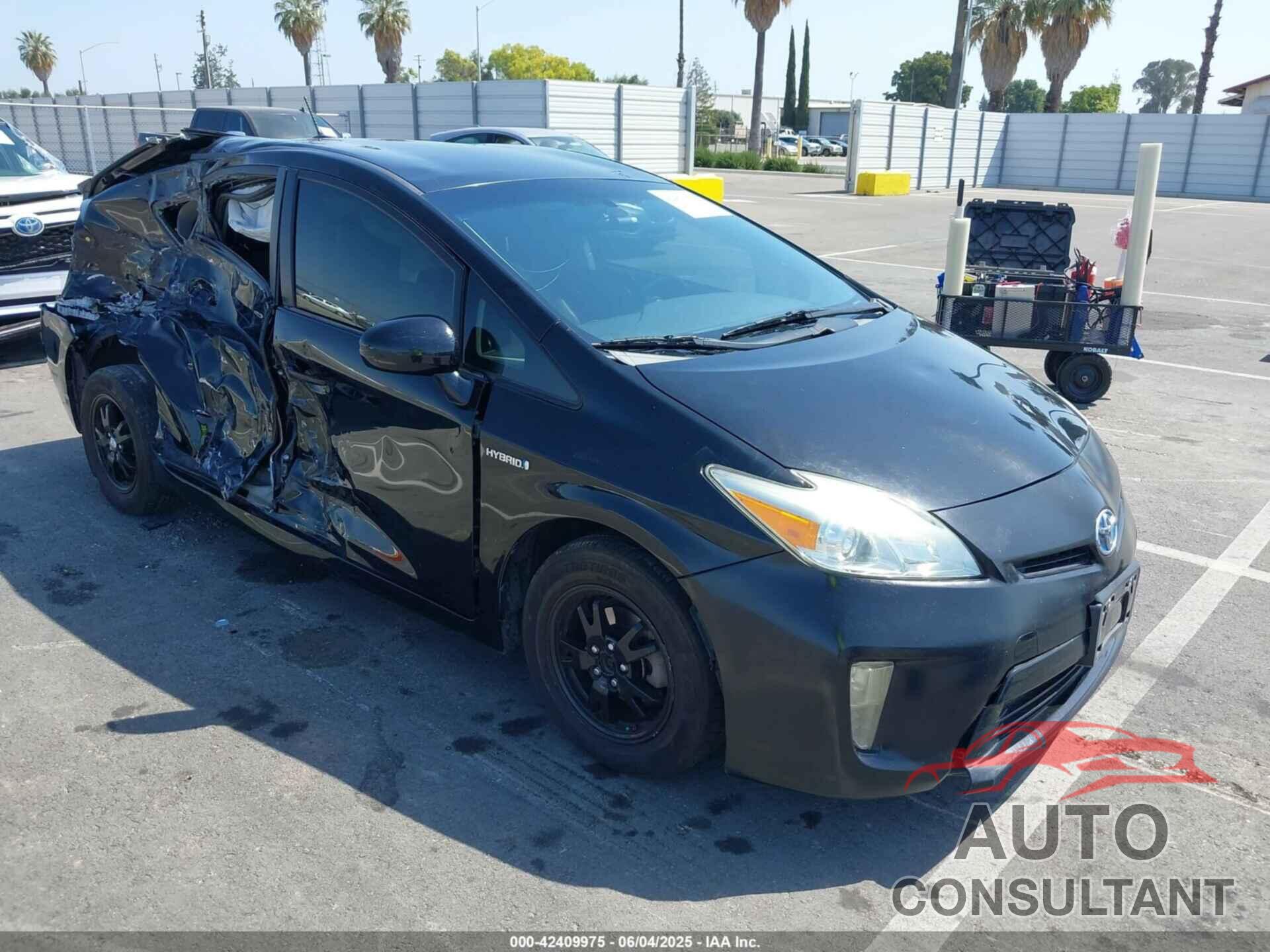 TOYOTA PRIUS 2014 - JTDKN3DUXE0376222