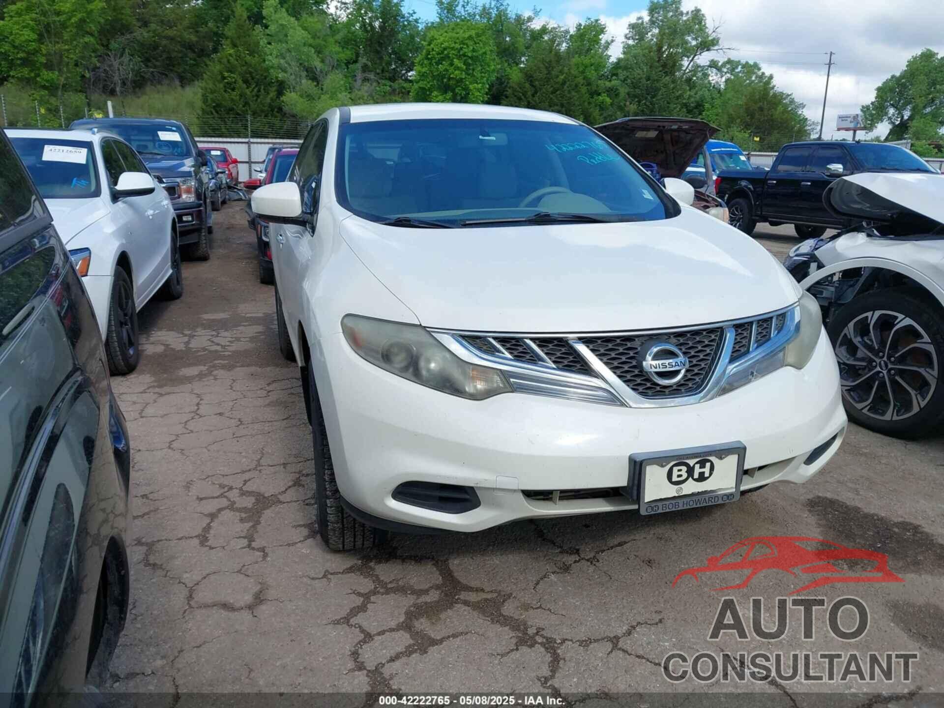 NISSAN MURANO 2012 - JN8AZ1MU9CW107017