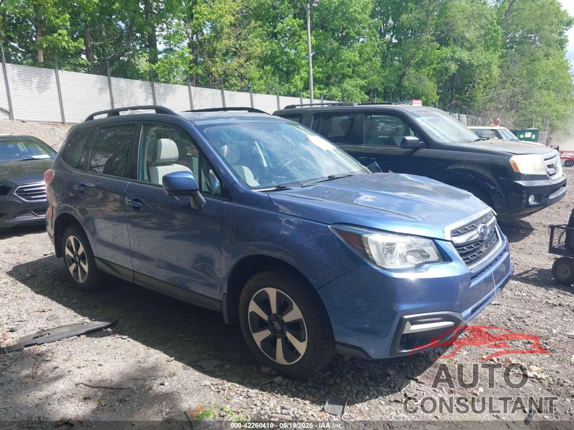 SUBARU FORESTER 2018 - JF2SJAEC5JH537031
