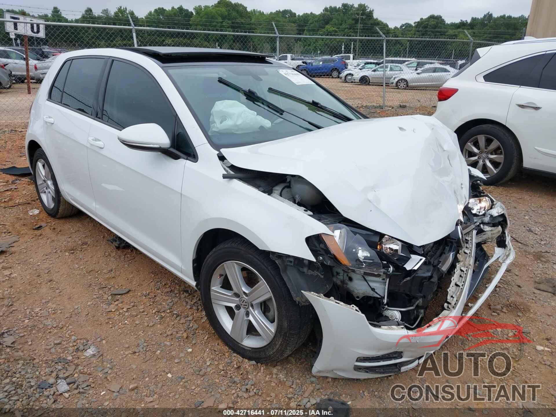 VOLKSWAGEN GOLF 2017 - 3VW217AU5HM066386