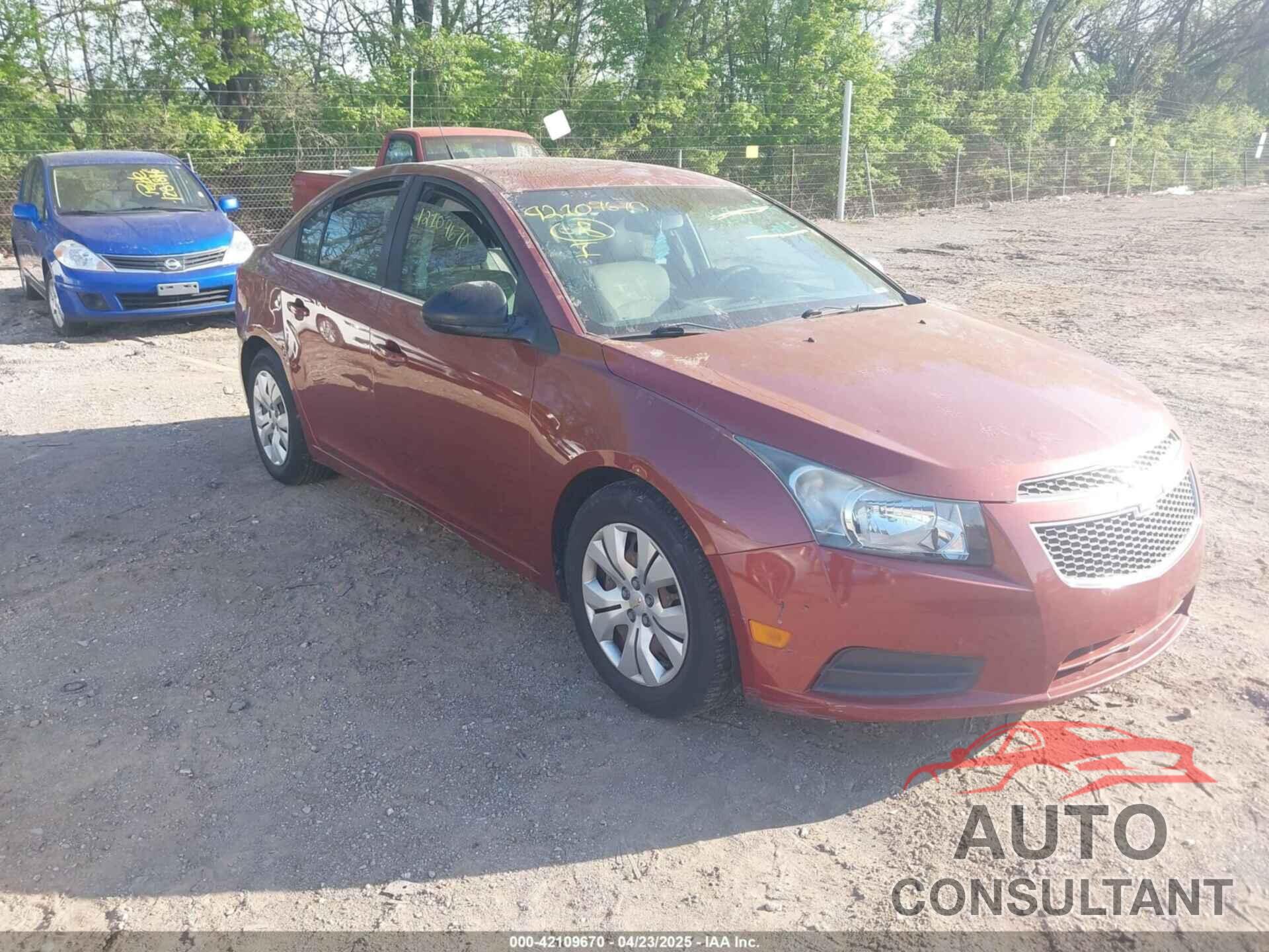 CHEVROLET CRUZE 2012 - 1G1PC5SH3C7263884