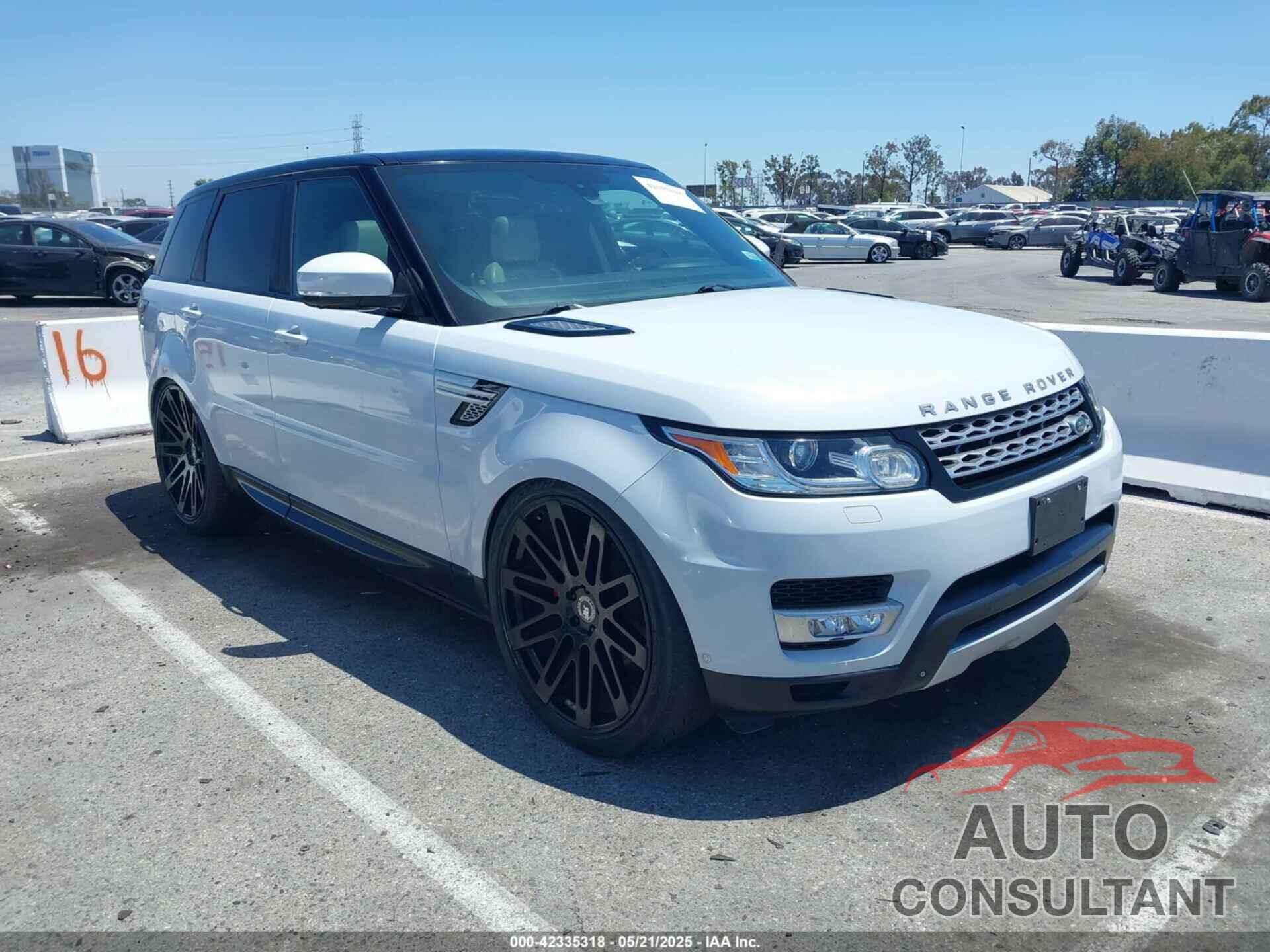 LAND ROVER RANGE ROVER SPORT 2015 - SALWR2VF8FA535176
