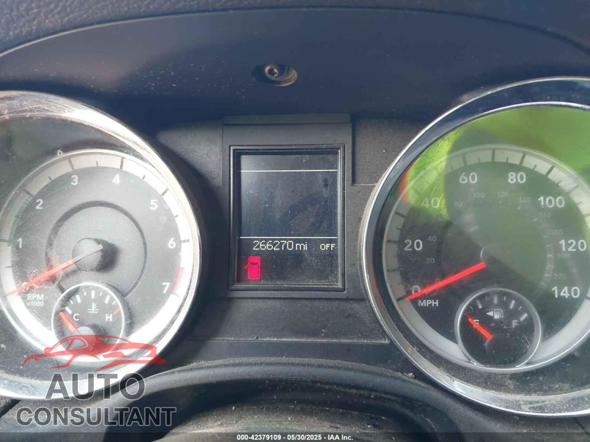 DODGE DURANGO 2012 - 1C4RDJAGXCC207284