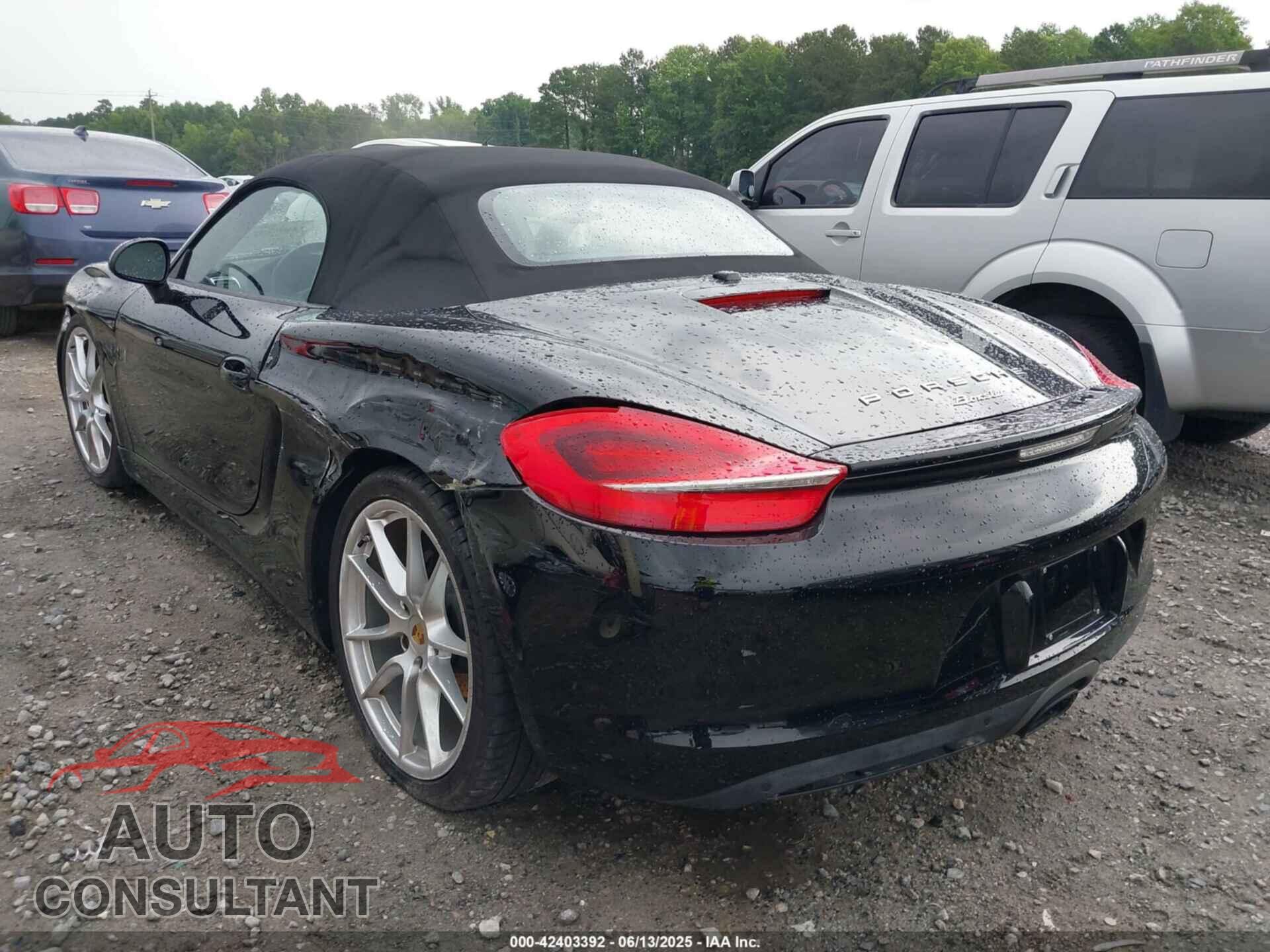 PORSCHE BOXSTER 2016 - WP0CA2A80GS120809