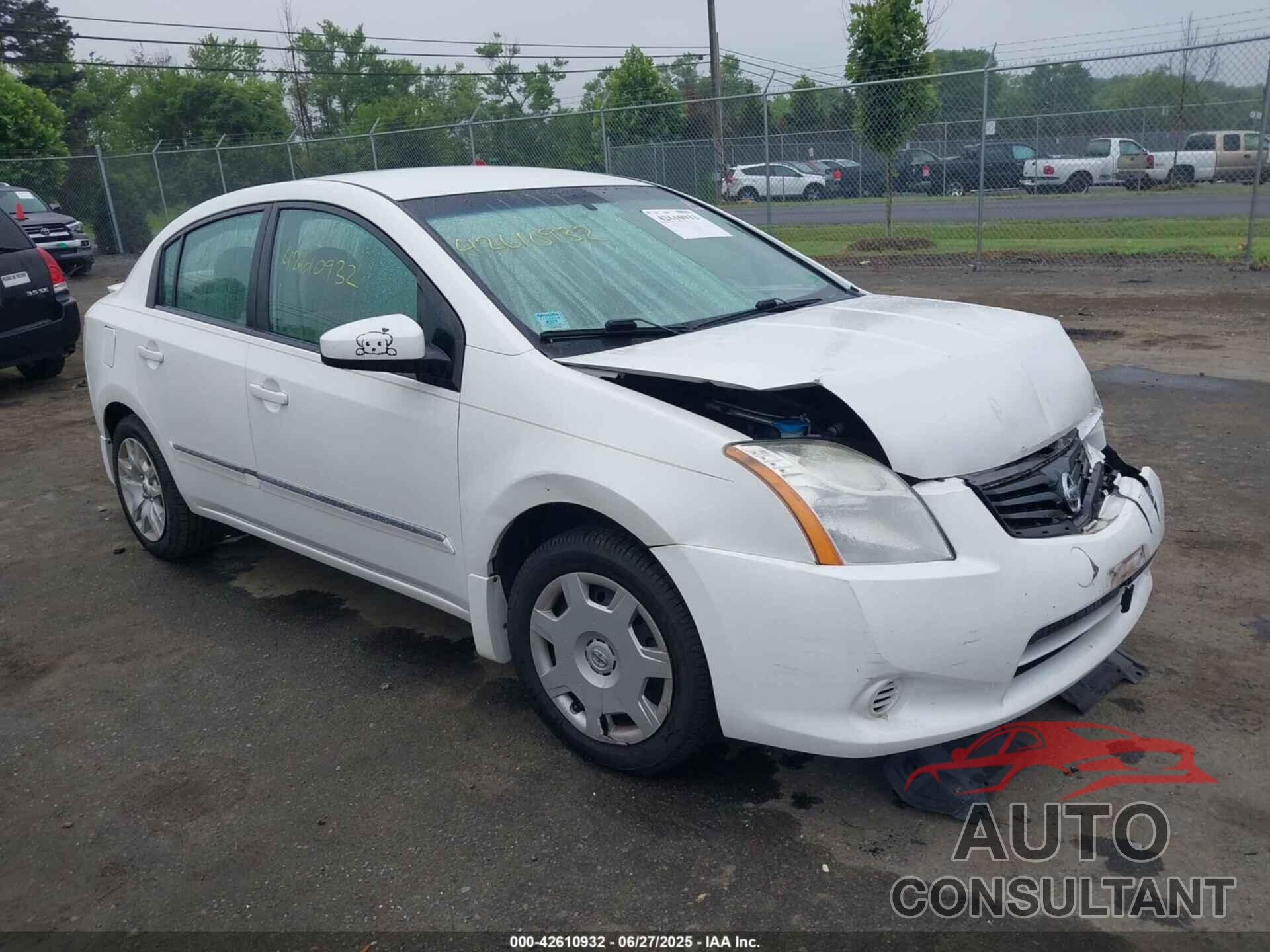 NISSAN SENTRA 2012 - 3N1AB6APXCL636612