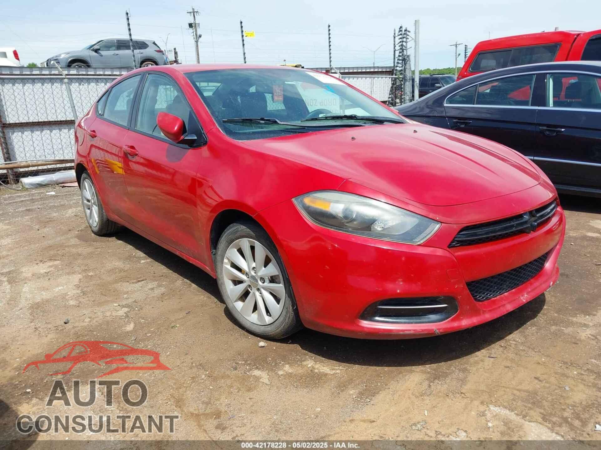 DODGE DART 2014 - 1C3CDFBB6ED742250