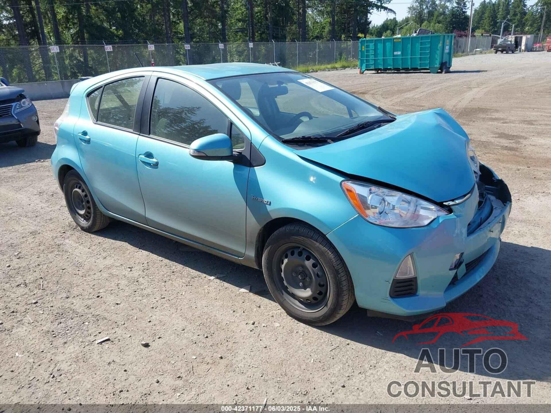 TOYOTA PRIUS C 2014 - JTDKDTB38E1077268