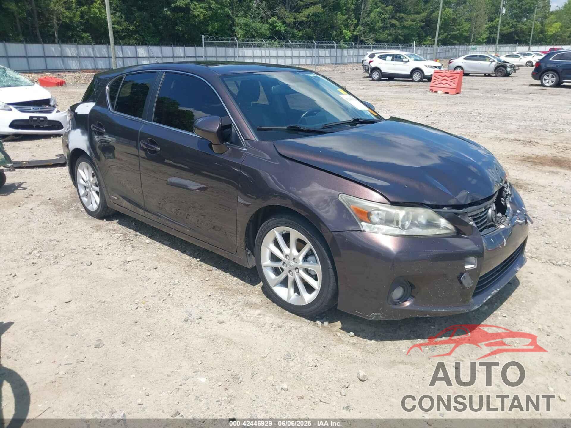 LEXUS CT 200H 2012 - JTHKD5BH8C2063593