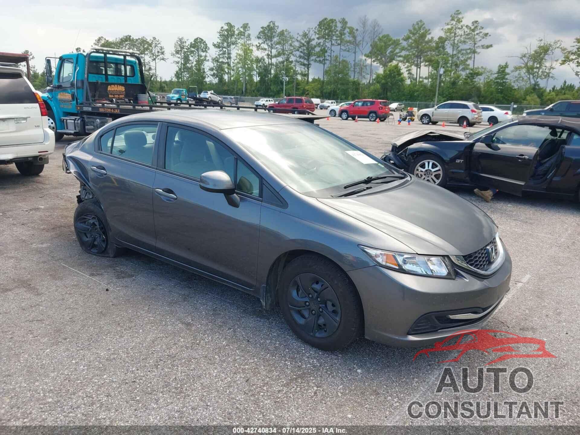 HONDA CIVIC 2013 - 2HGFB2F5XDH596904