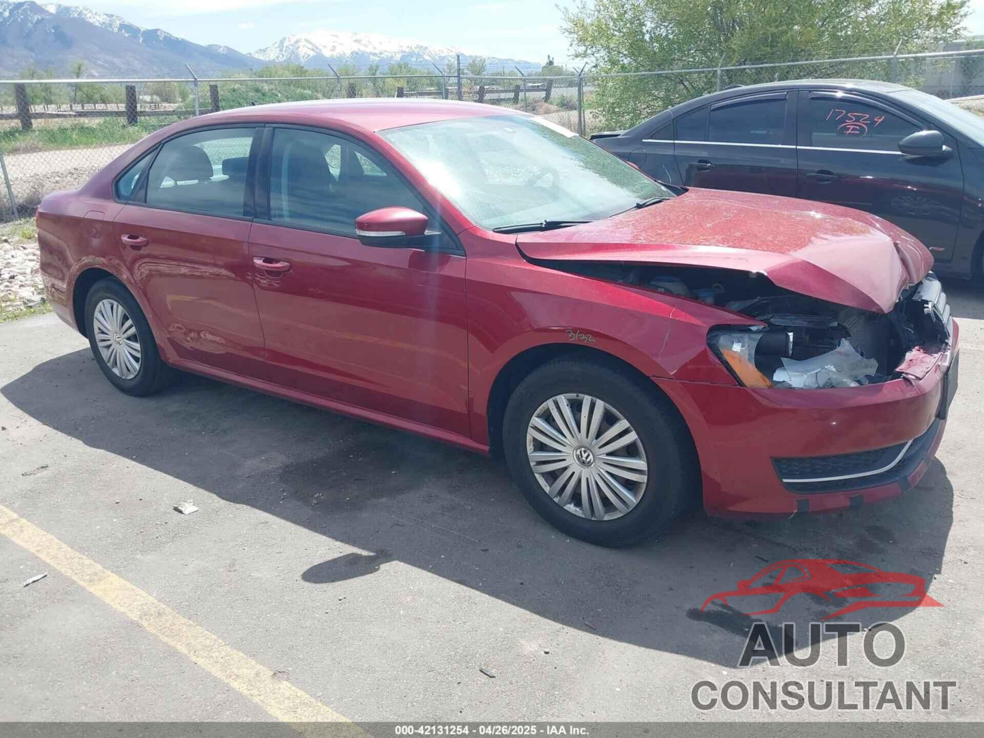VOLKSWAGEN PASSAT 2015 - 1VWAT7A3XFC065343