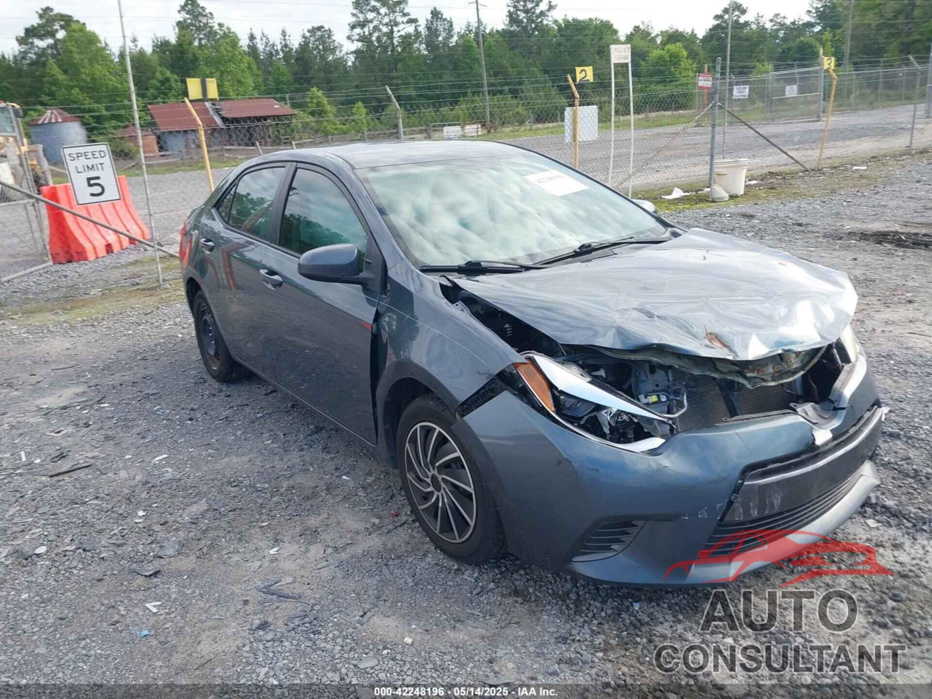 TOYOTA COROLLA 2015 - 2T1BURHE5FC254206