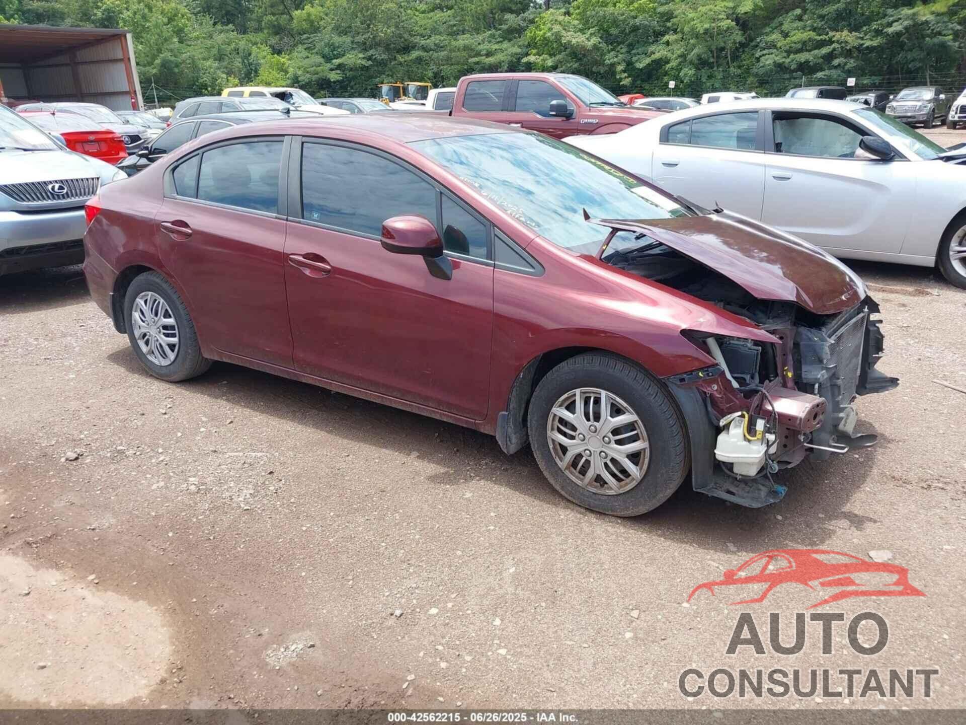 HONDA CIVIC 2012 - 2HGFB2F51CH599818