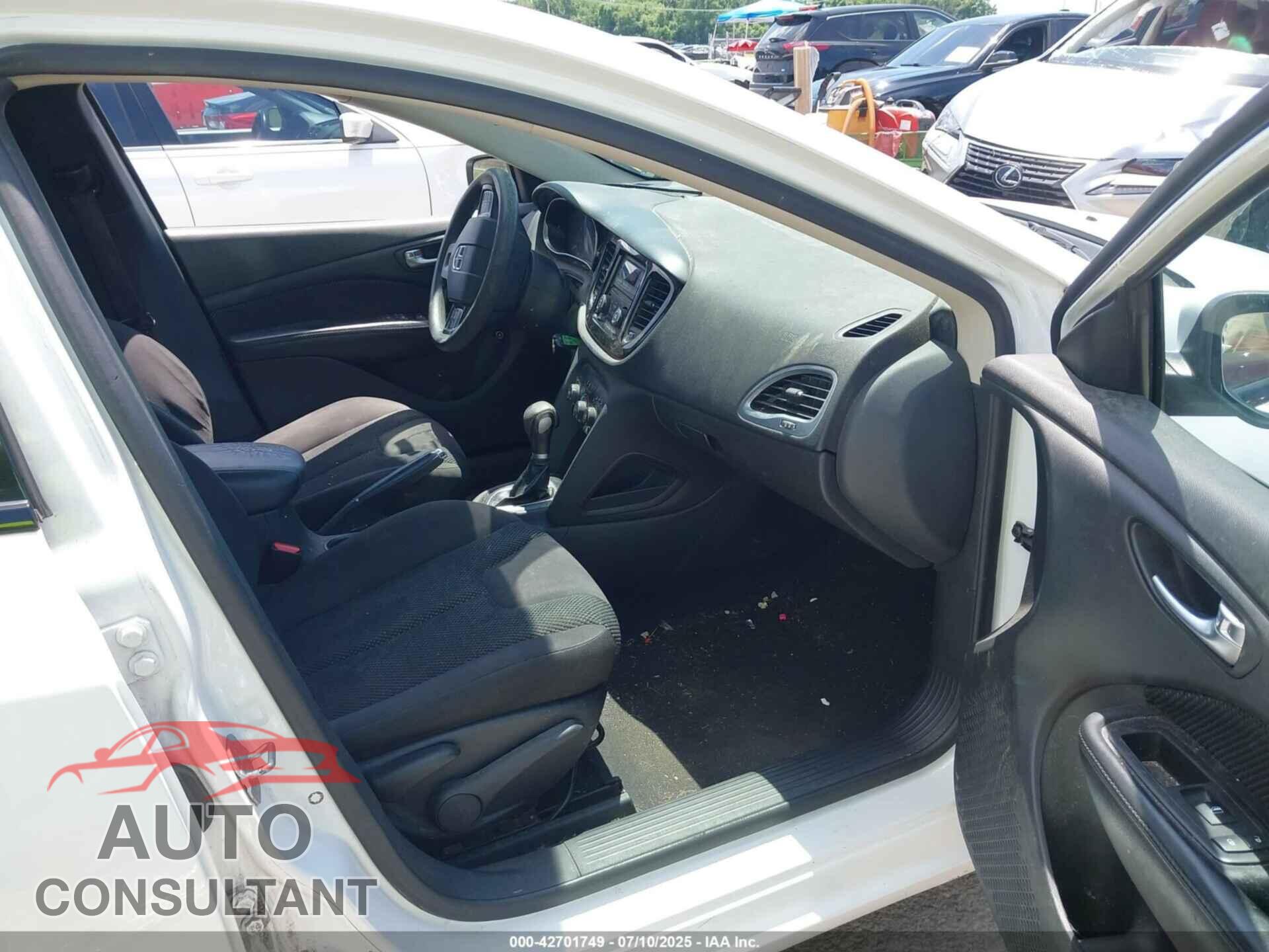 DODGE DART 2014 - 1C3CDFAA4ED833574