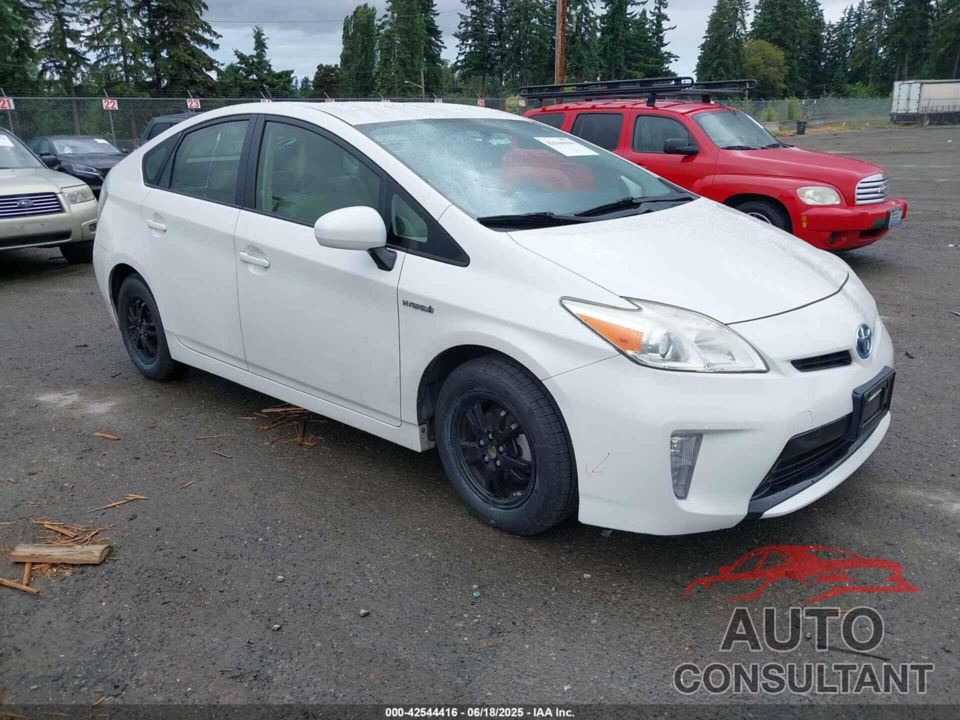 TOYOTA PRIUS 2012 - JTDKN3DU3C5501285