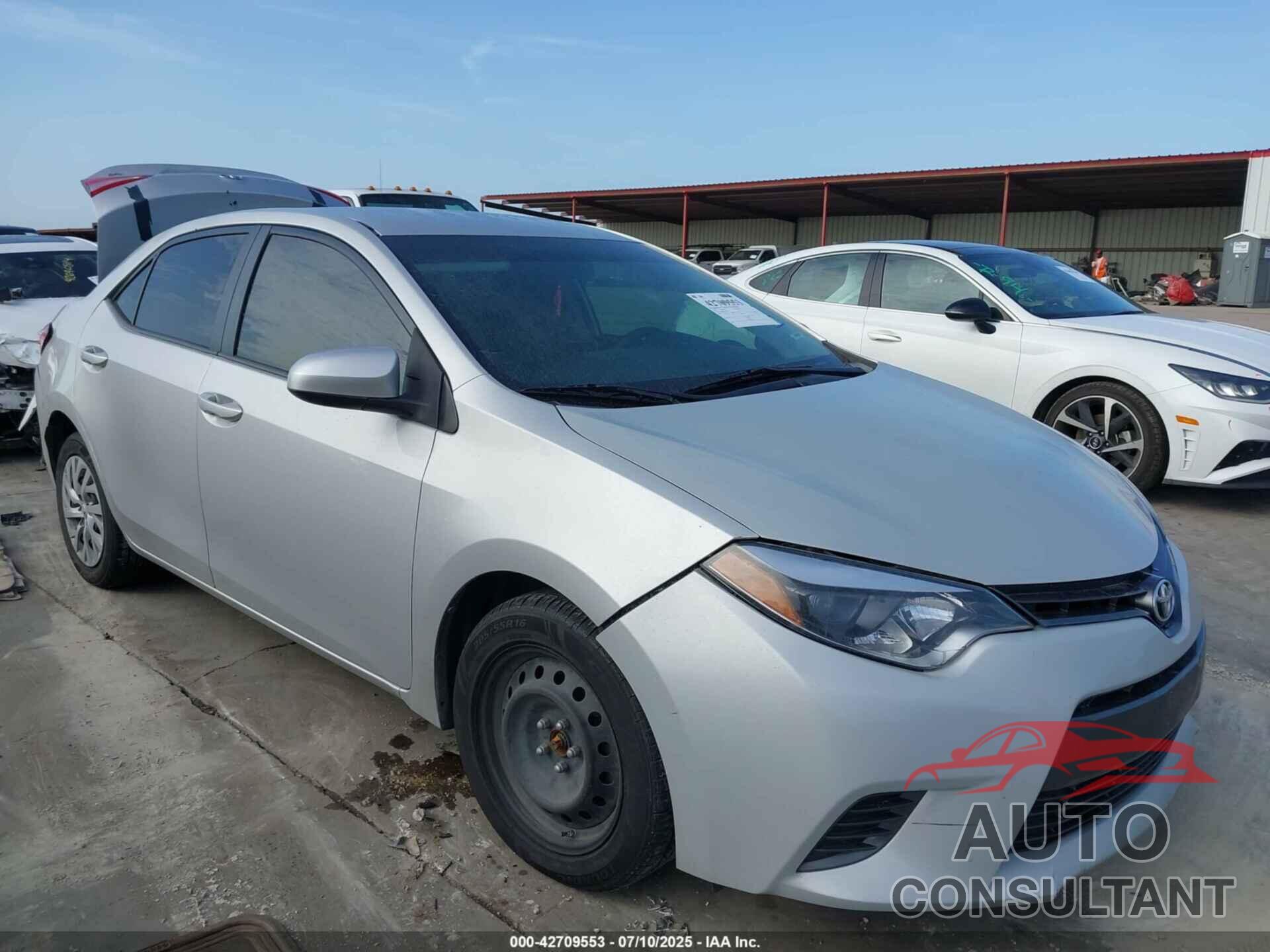 TOYOTA COROLLA 2015 - 2T1BURHE4FC341451