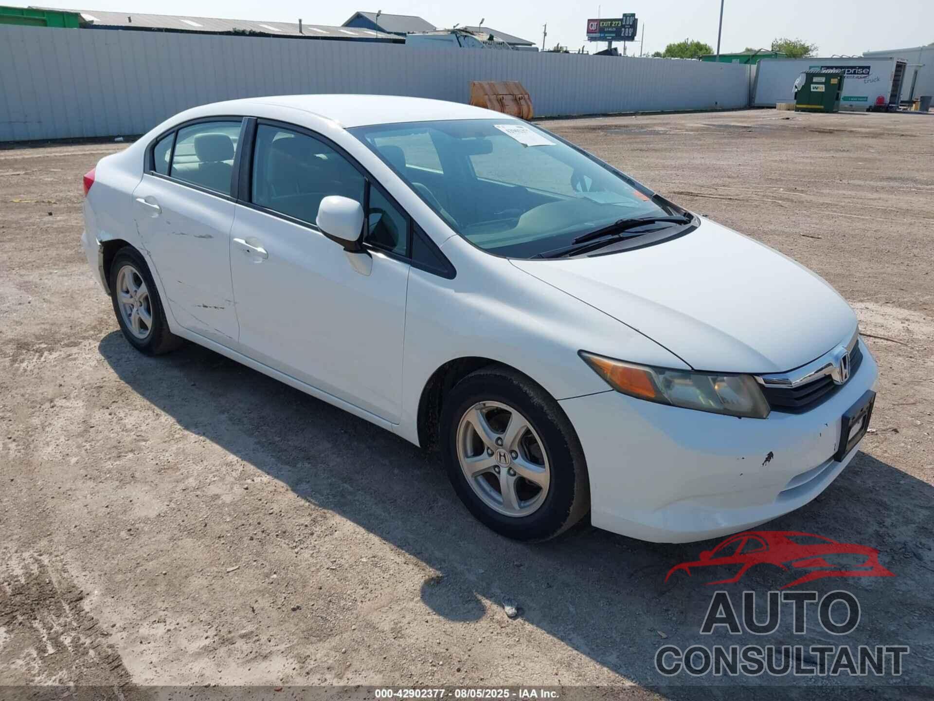 HONDA CIVIC 2012 - 19XFB5F53CE001417