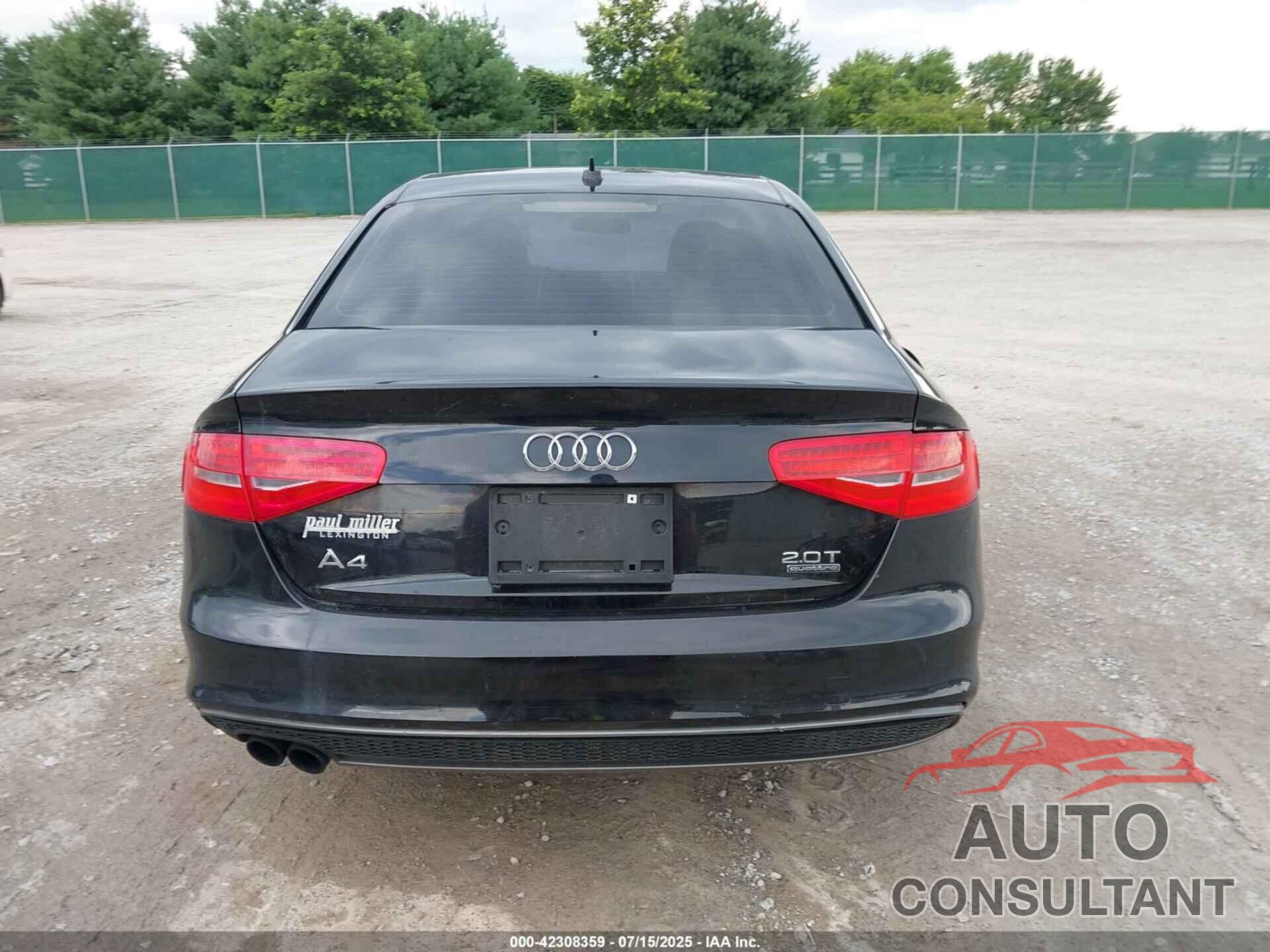 AUDI A4 2015 - WAUBFAFL7FN027736
