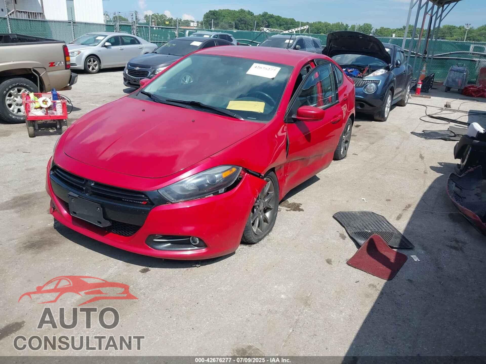 DODGE DART 2013 - 1C3CDFBA2DD307988