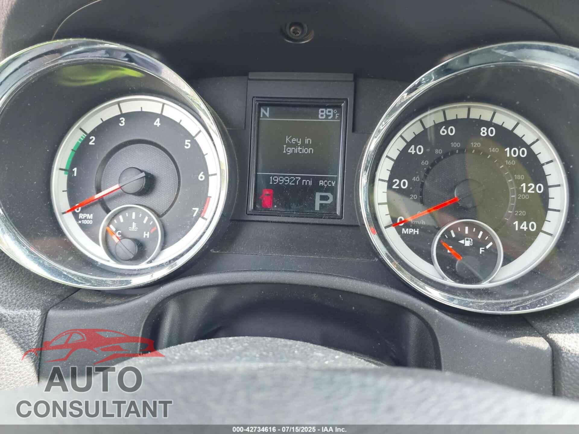 DODGE DURANGO 2011 - 1D4RE3GG3BC717431
