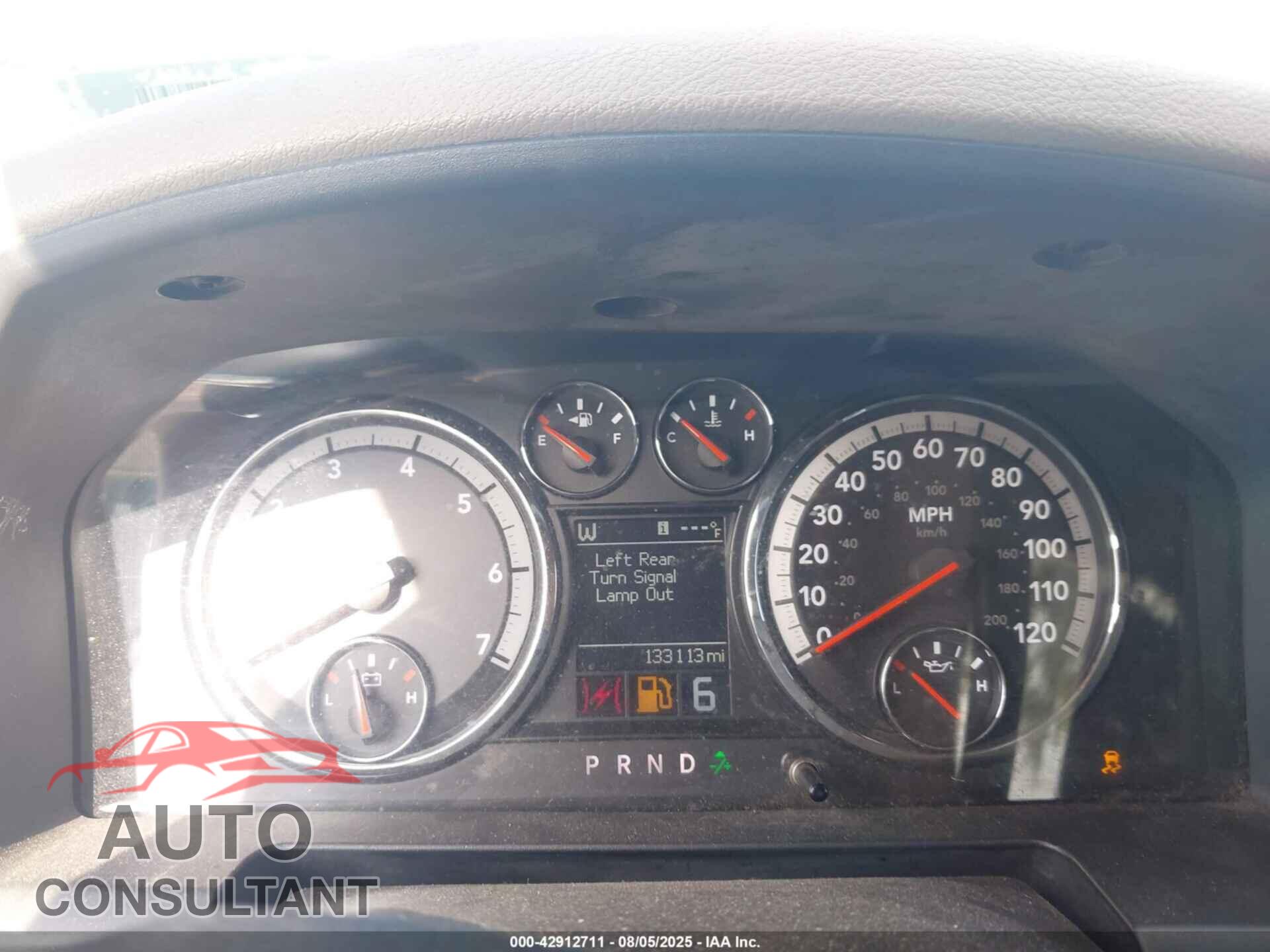 RAM 1500 2012 - 1C6RD7LT5CS290696