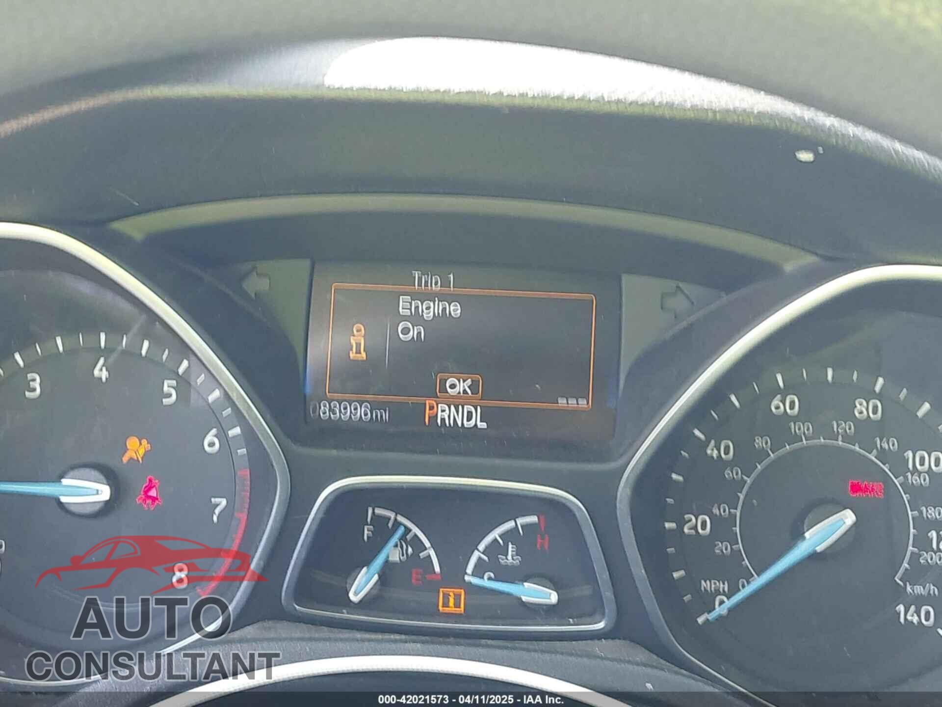 FORD FOCUS 2017 - 1FADP3E20HL244238