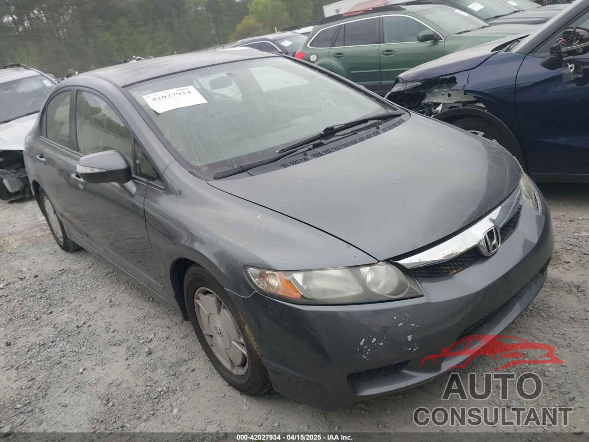 HONDA CIVIC HYBRID 2010 - JHMFA3F29AS007339