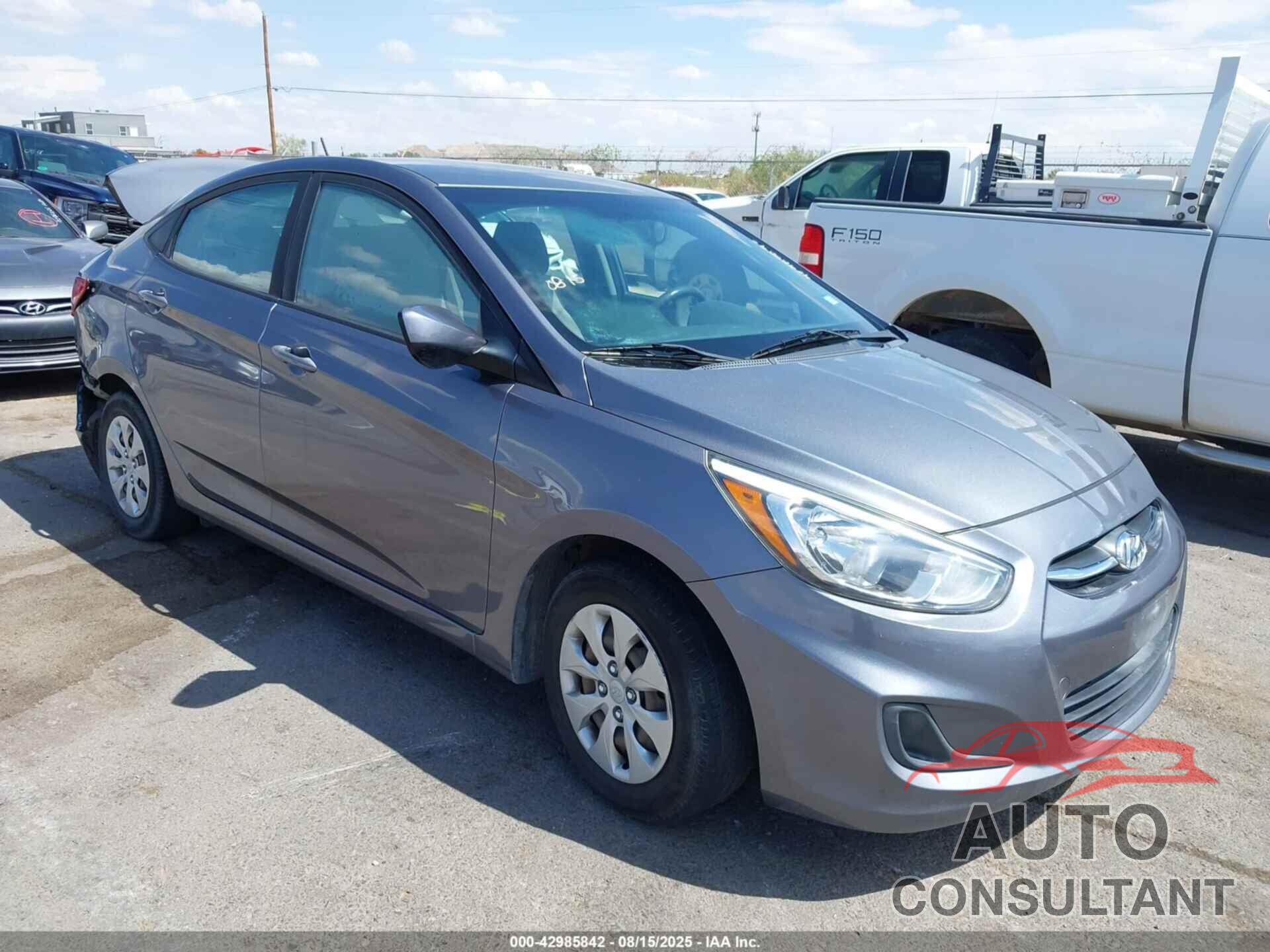 HYUNDAI ACCENT 2016 - KMHCT4AE8GU160194