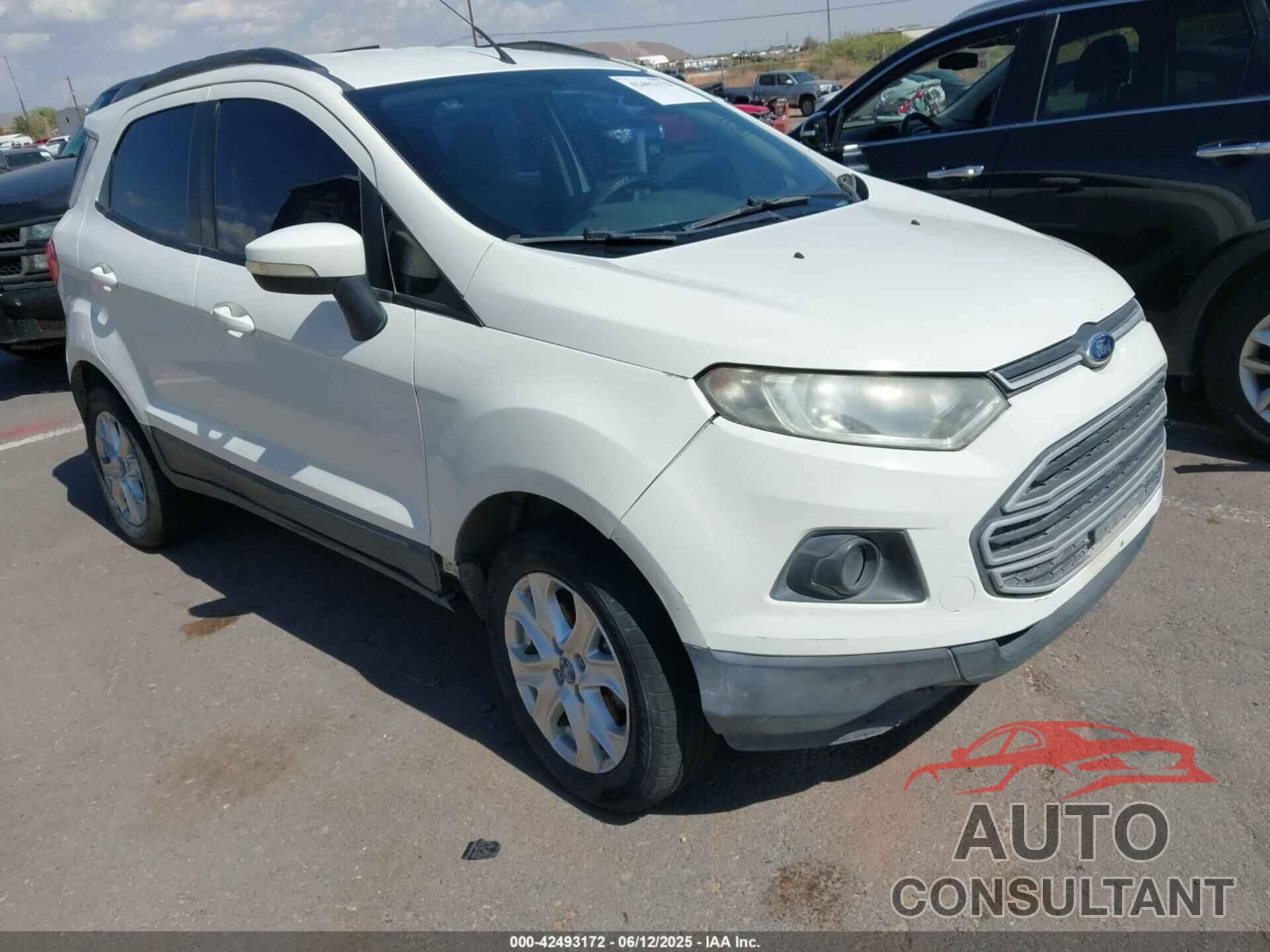 FORD ECOSPORT 2014 - MAJUP3SF9EC136543