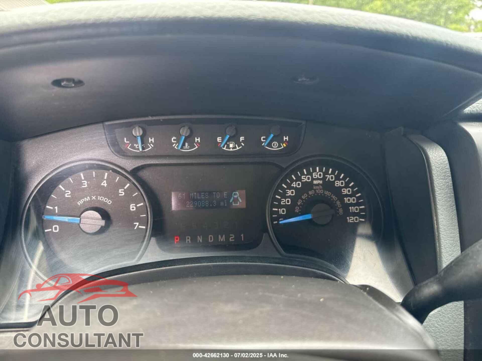 FORD F150 2013 - 1FTFX1EF8DFD87828