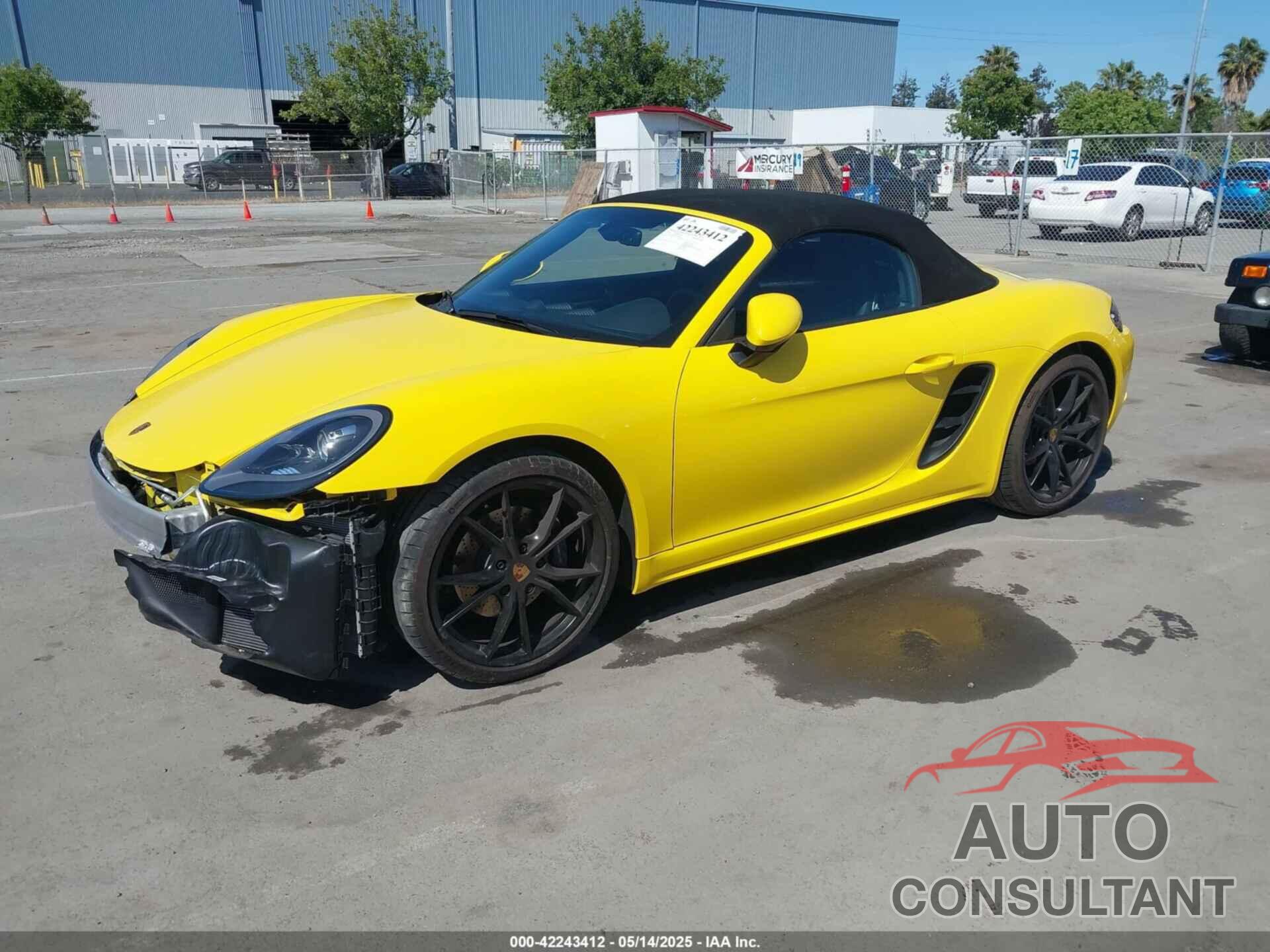 PORSCHE 718 BOXSTER 2025 - WP0CA2A84SK212207