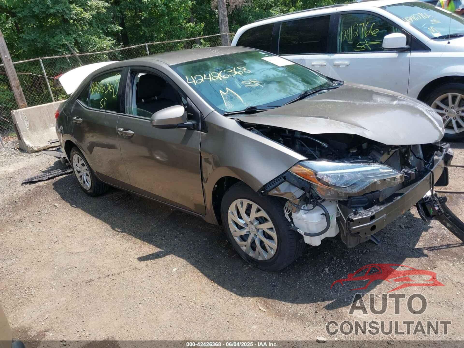 TOYOTA COROLLA 2017 - 2T1BURHE8HC759644
