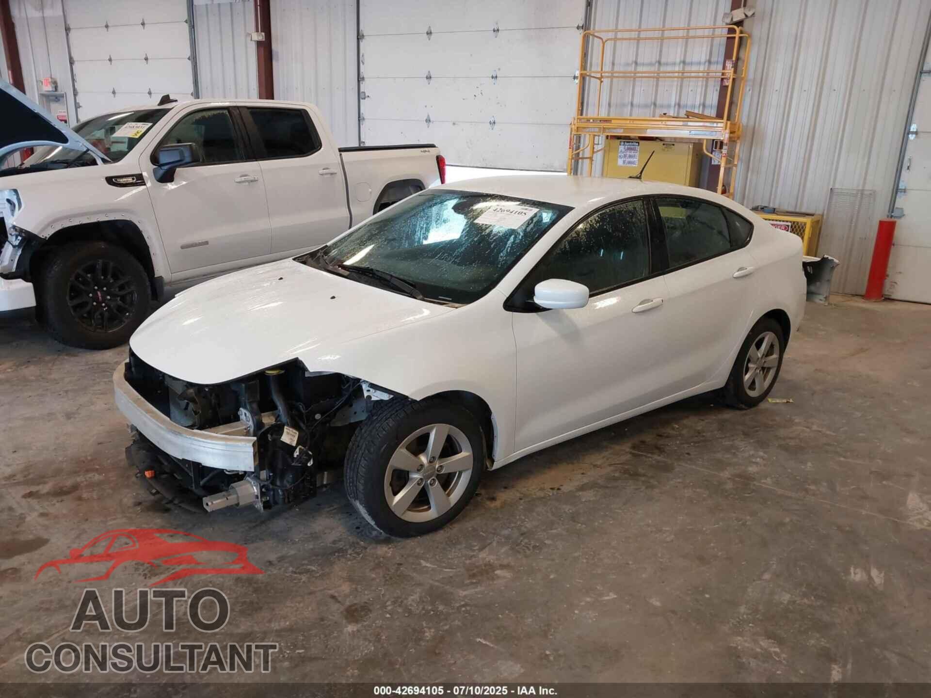 DODGE DART 2015 - 1C3CDFBB0FD128568