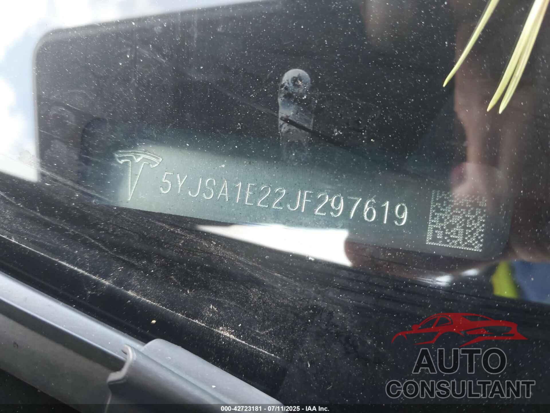 TESLA MODEL S 2018 - 5YJSA1E22JF297619