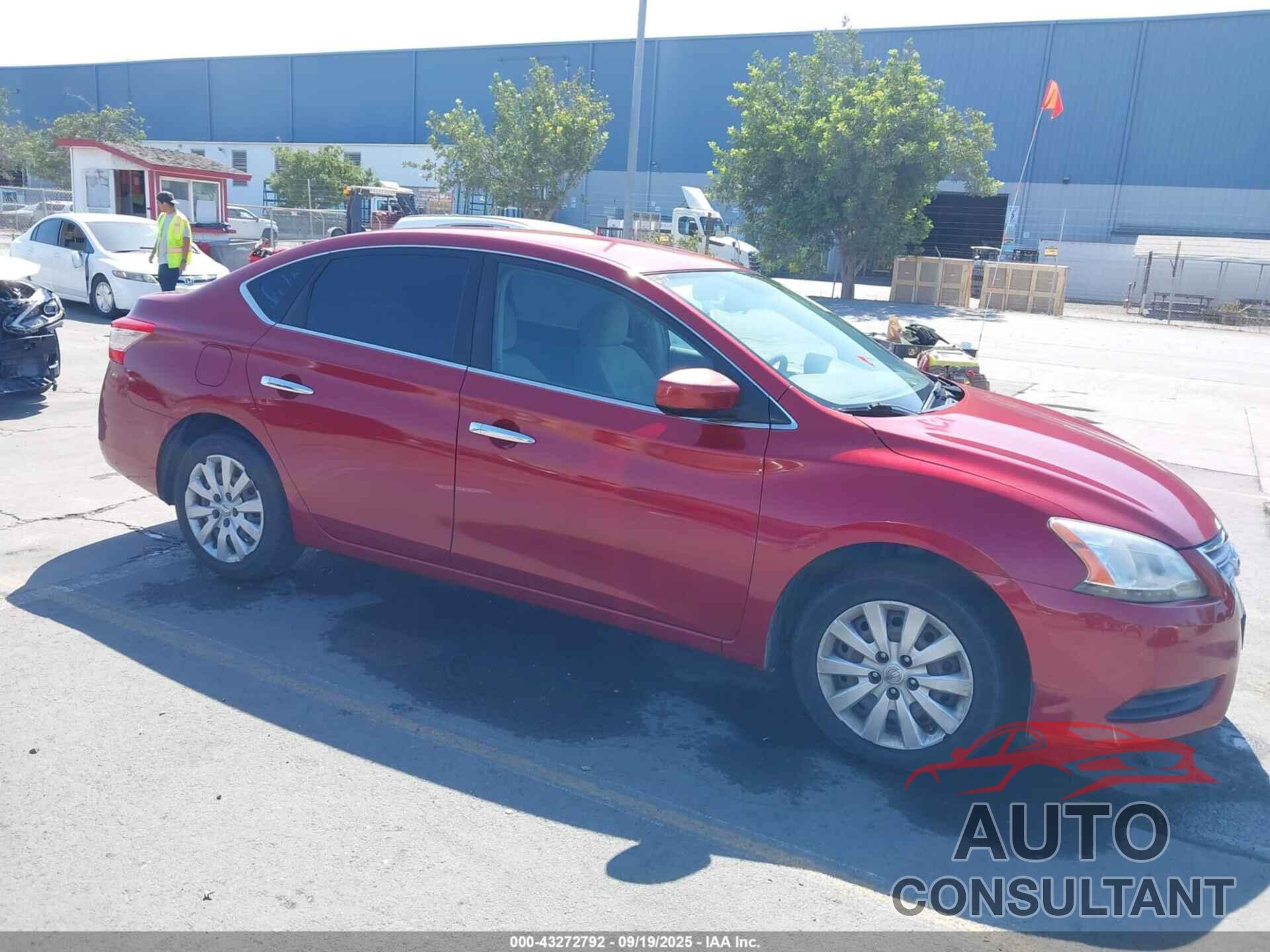 NISSAN SENTRA 2013 - 3N1AB7AP1DL772246