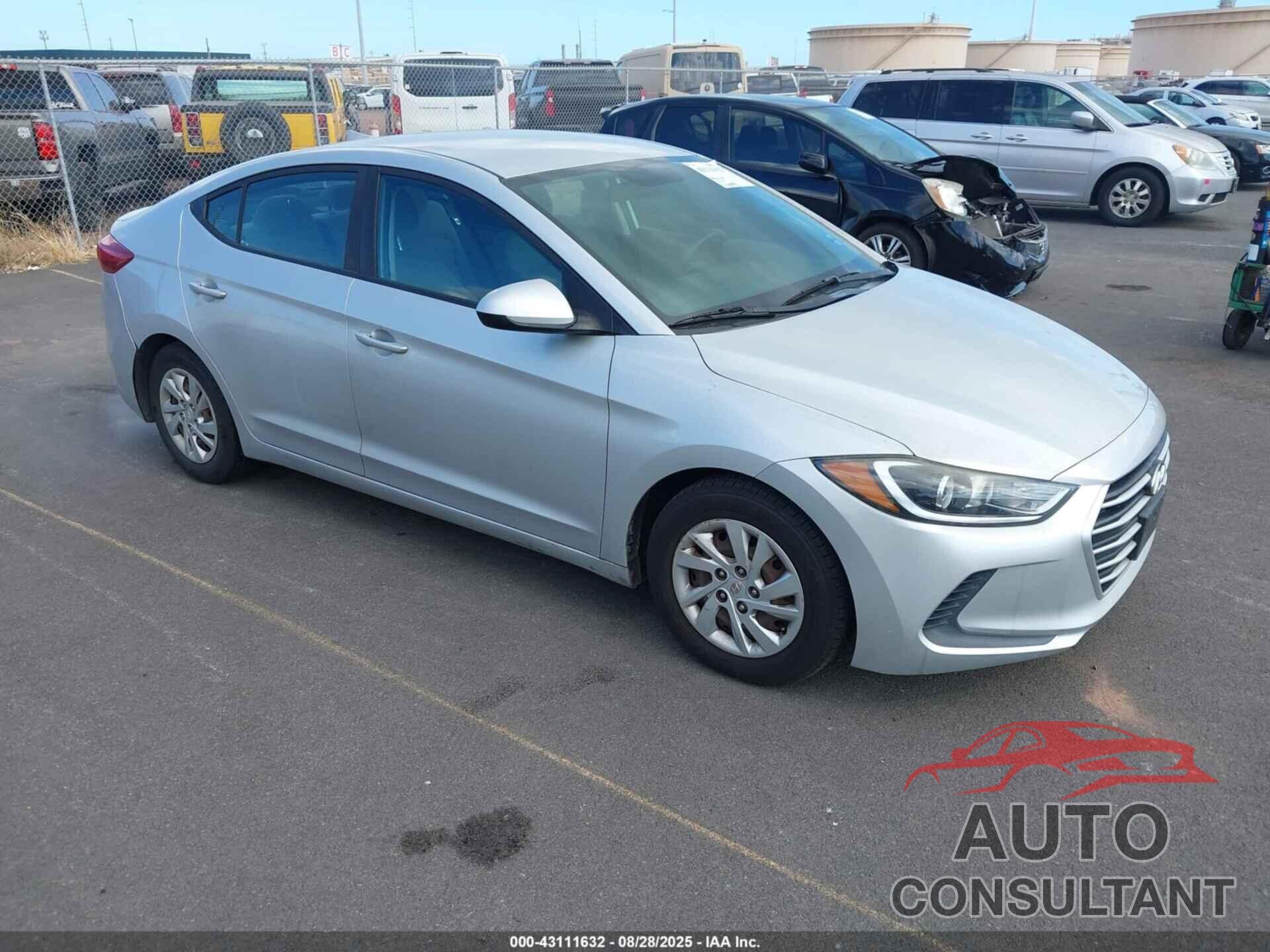 HYUNDAI ELANTRA 2017 - 5NPD74LF4HH152883