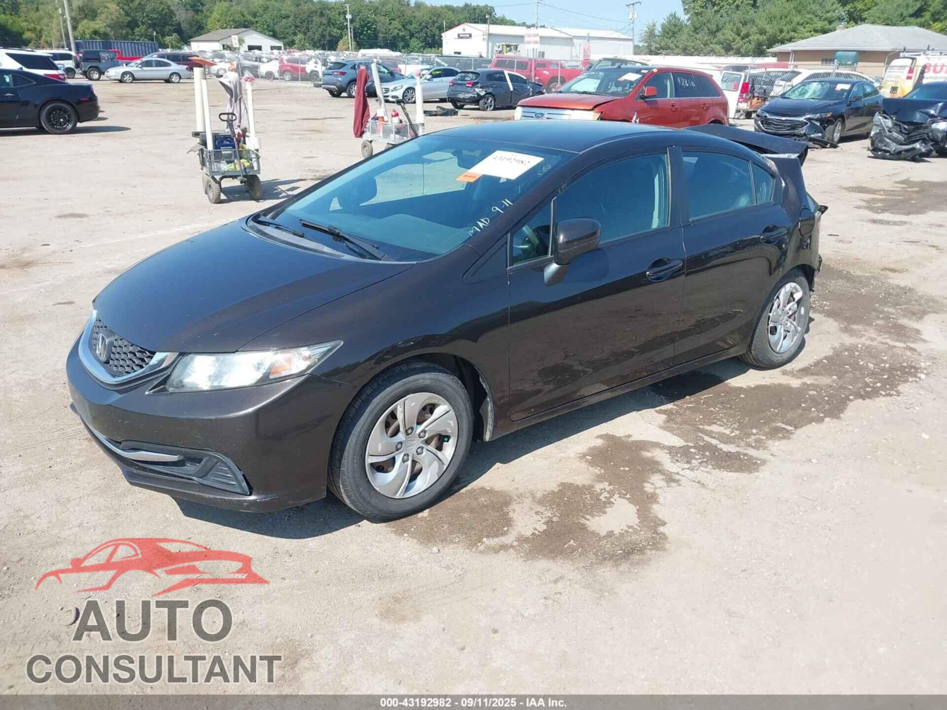 HONDA CIVIC 2014 - 2HGFB2F58EH506344